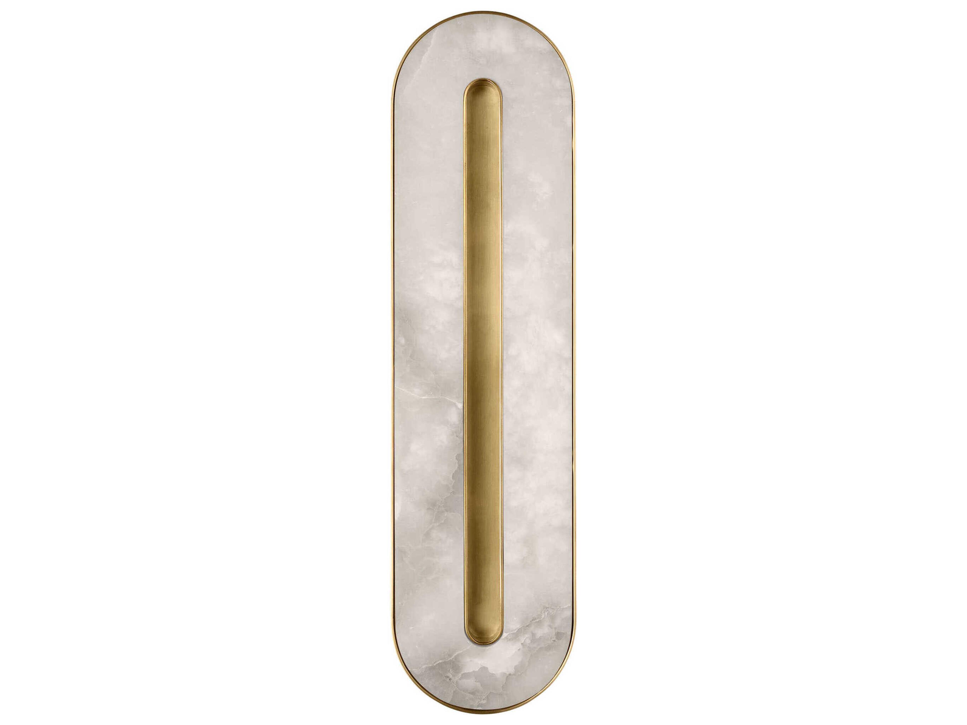 Visual Comfort Modern Wyllis 1-Light Hand Rubbed Antique Brass Wall Sconce