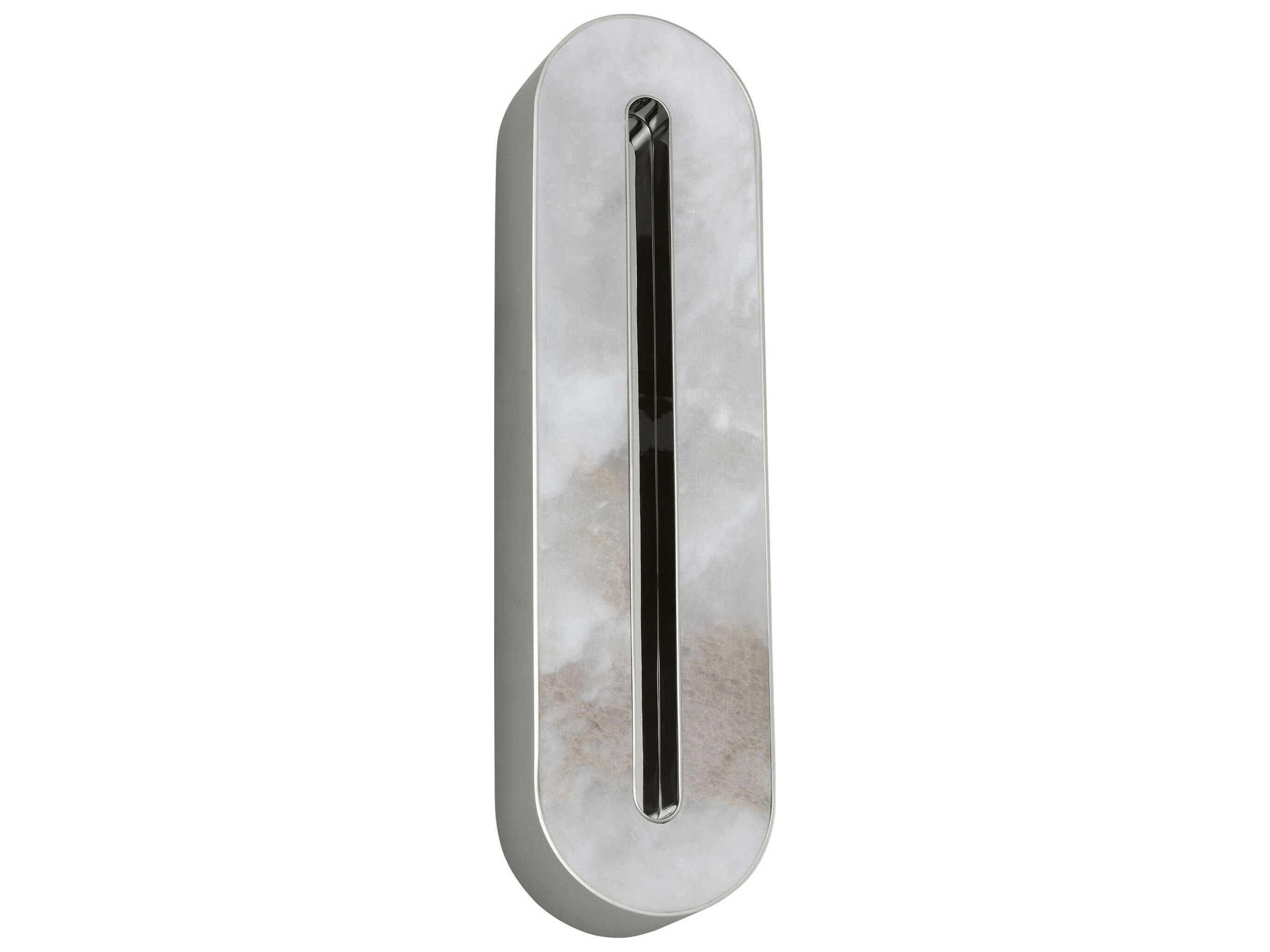 Visual Comfort Modern Wyllis 1-Light Polished Nickel Wall Sconce