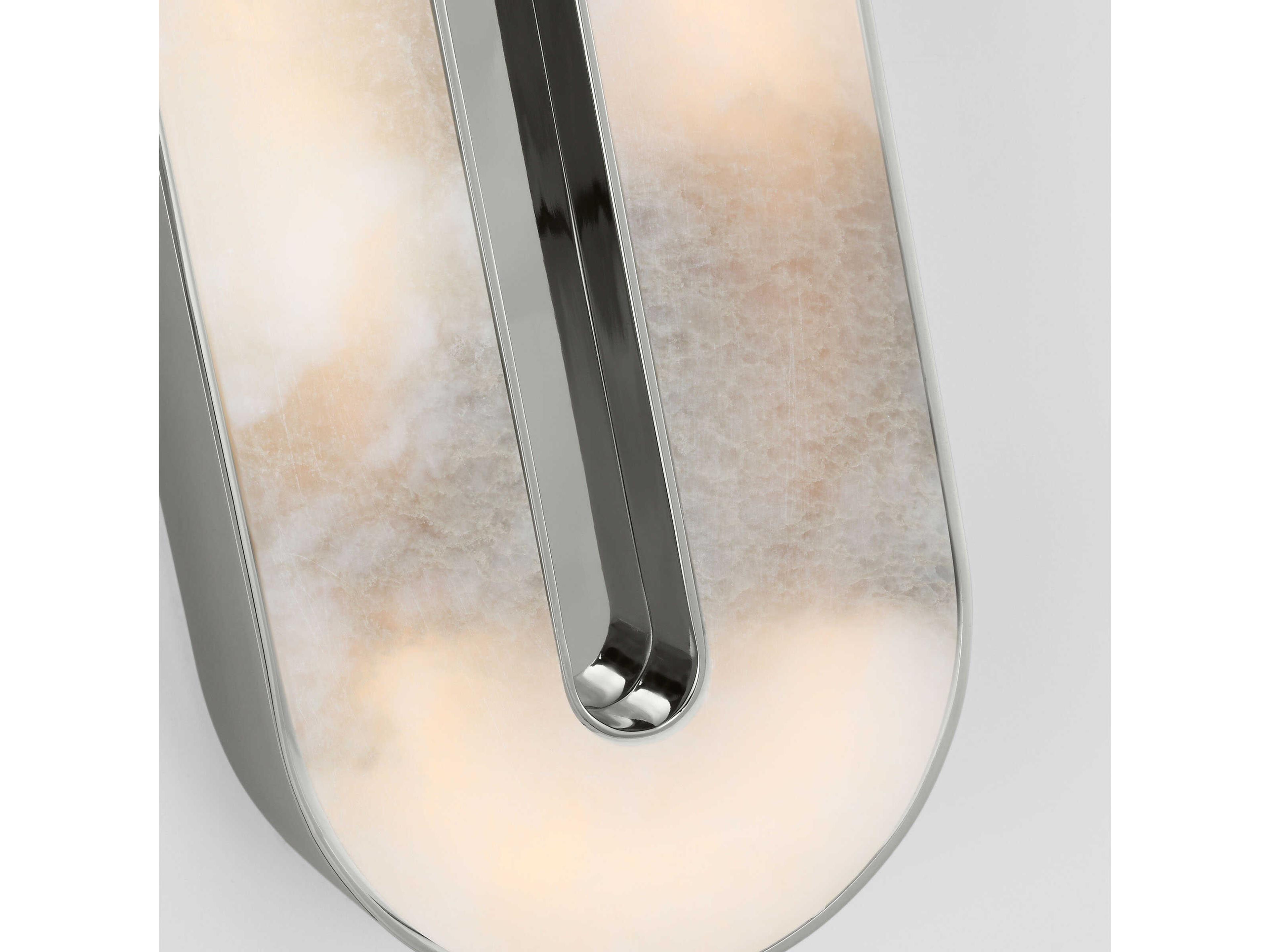 Visual Comfort Modern Wyllis 1-Light Polished Nickel Wall Sconce