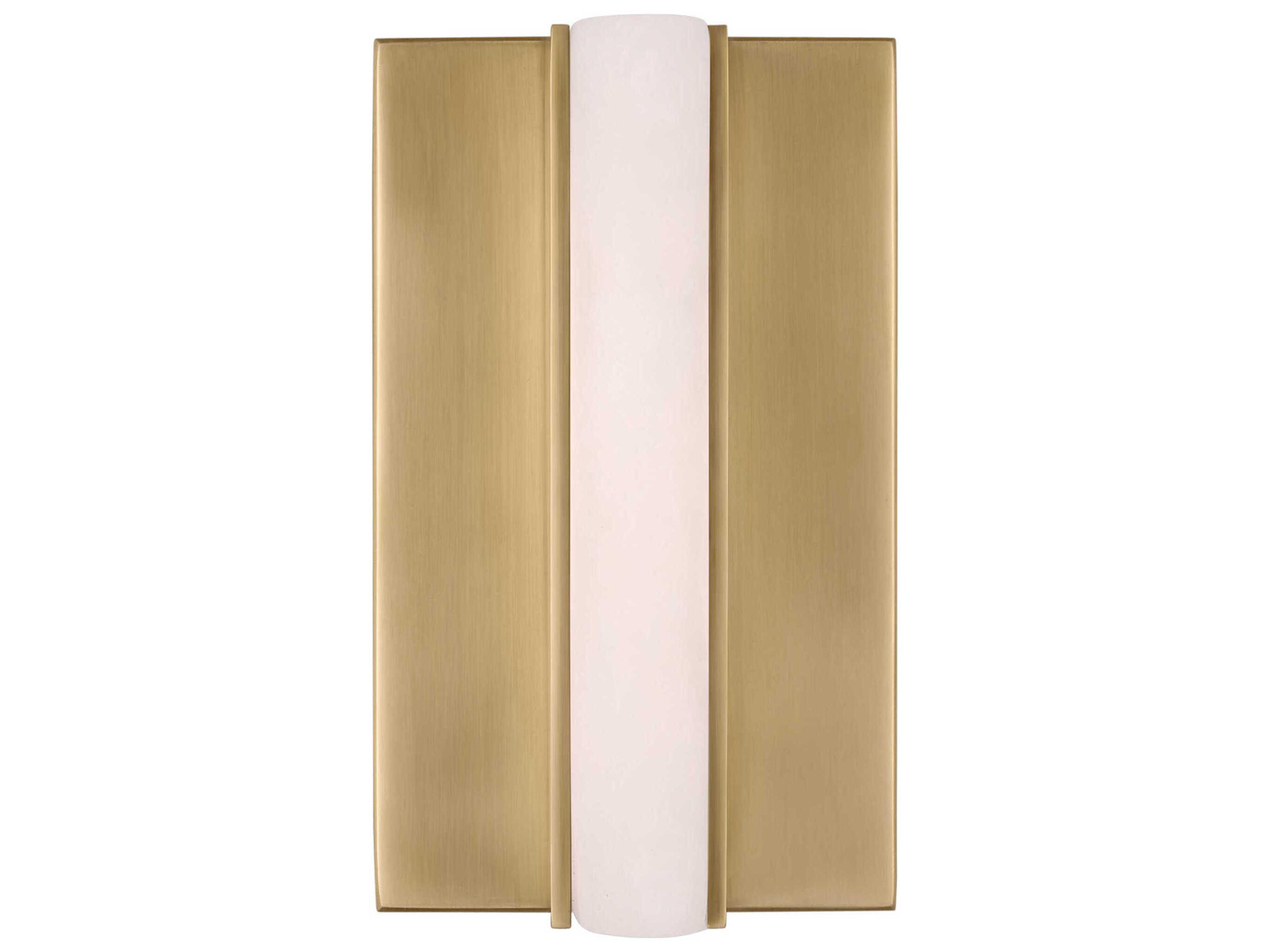Visual Comfort Modern Linea 1-Light Hand Rubbed Antique Brass Wall Sconce