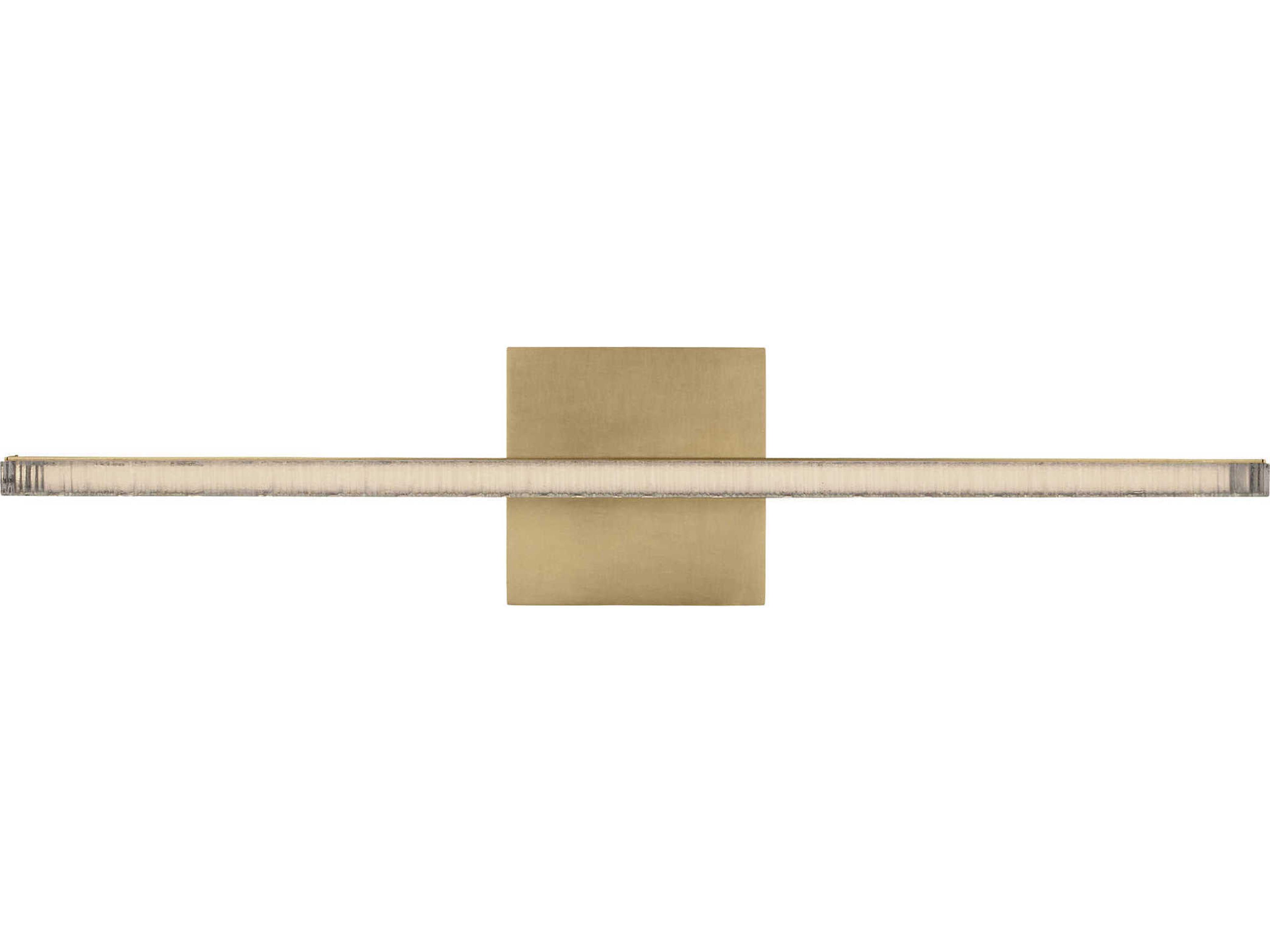 Serre 24 Inch Bath Vanity Light in Natural Brass