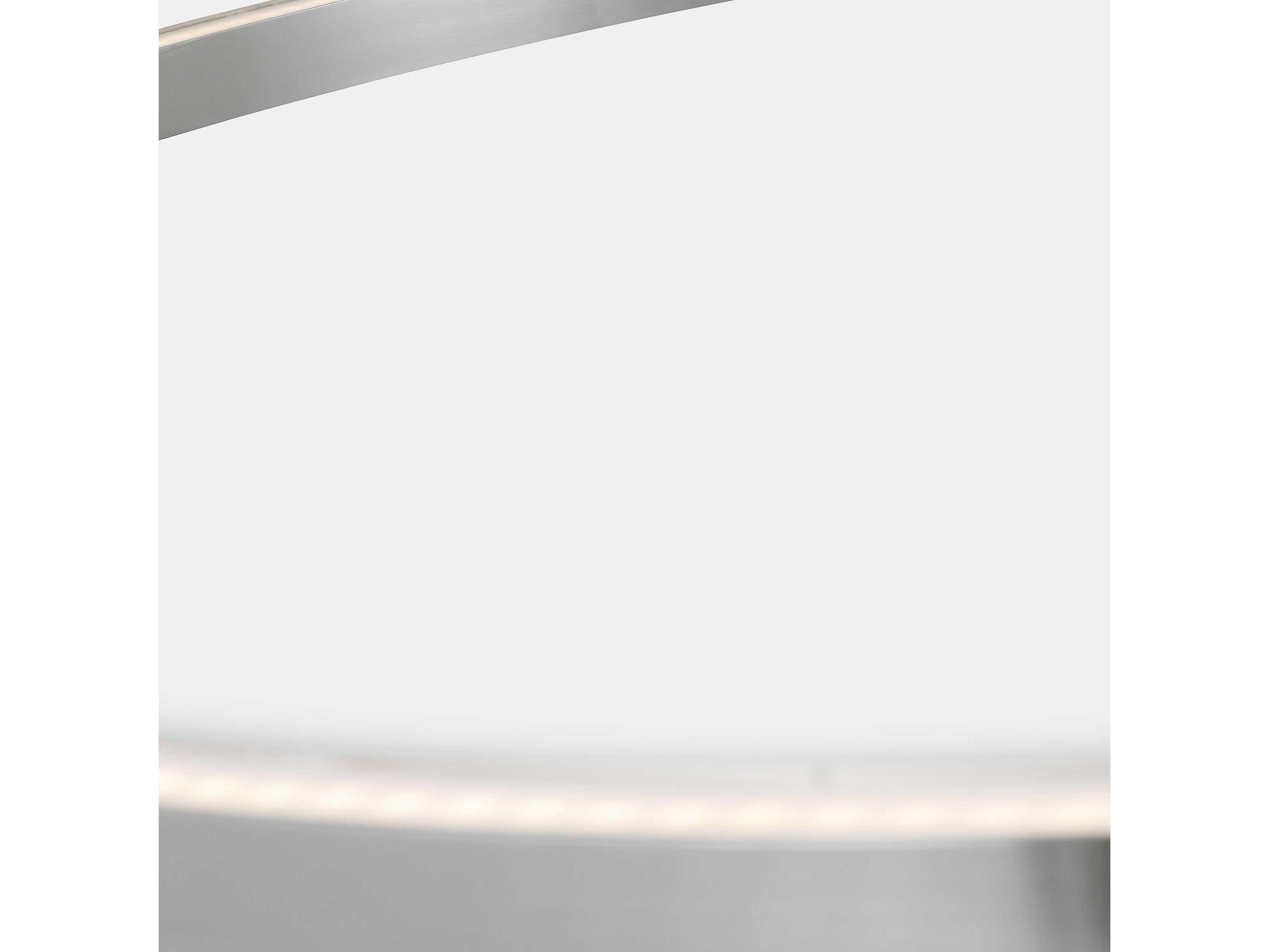 Visual Comfort Modern Stagger 1-Light Polished Stainless Steel Pendant