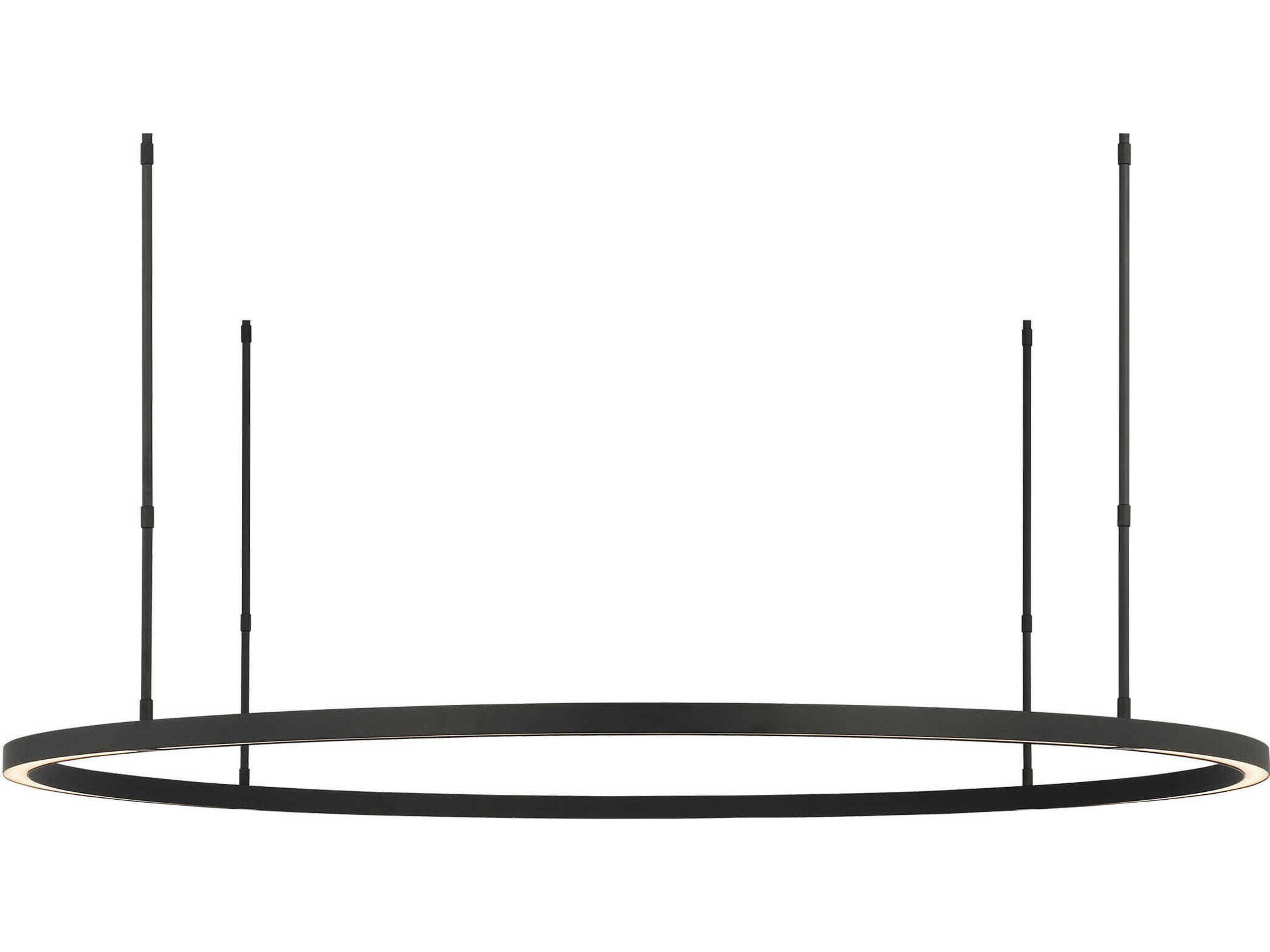 Stagger 1-Light Nightshade Black Pendant