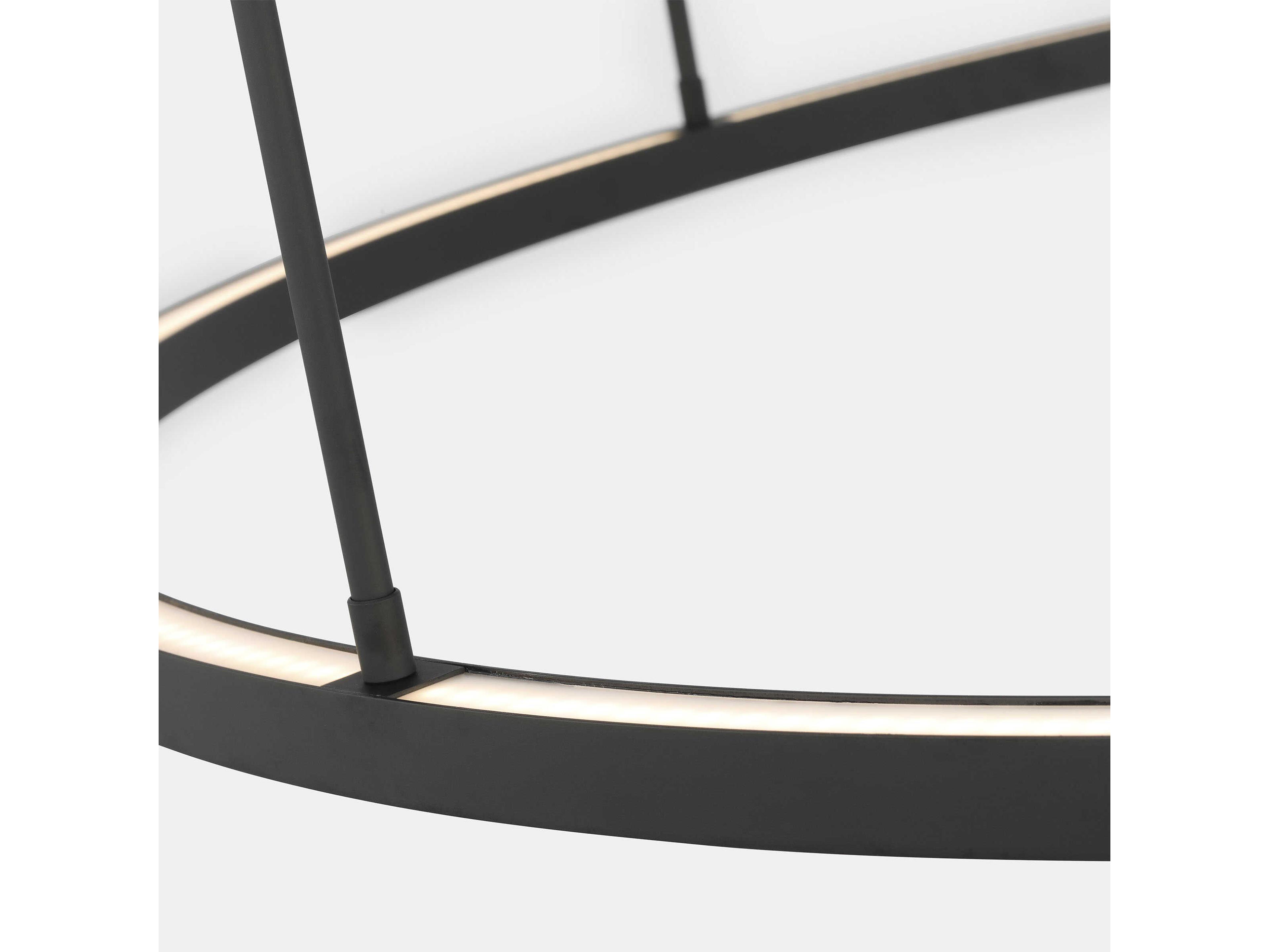 Visual Comfort Modern Stagger 1-Light Nightshade Black Pendant