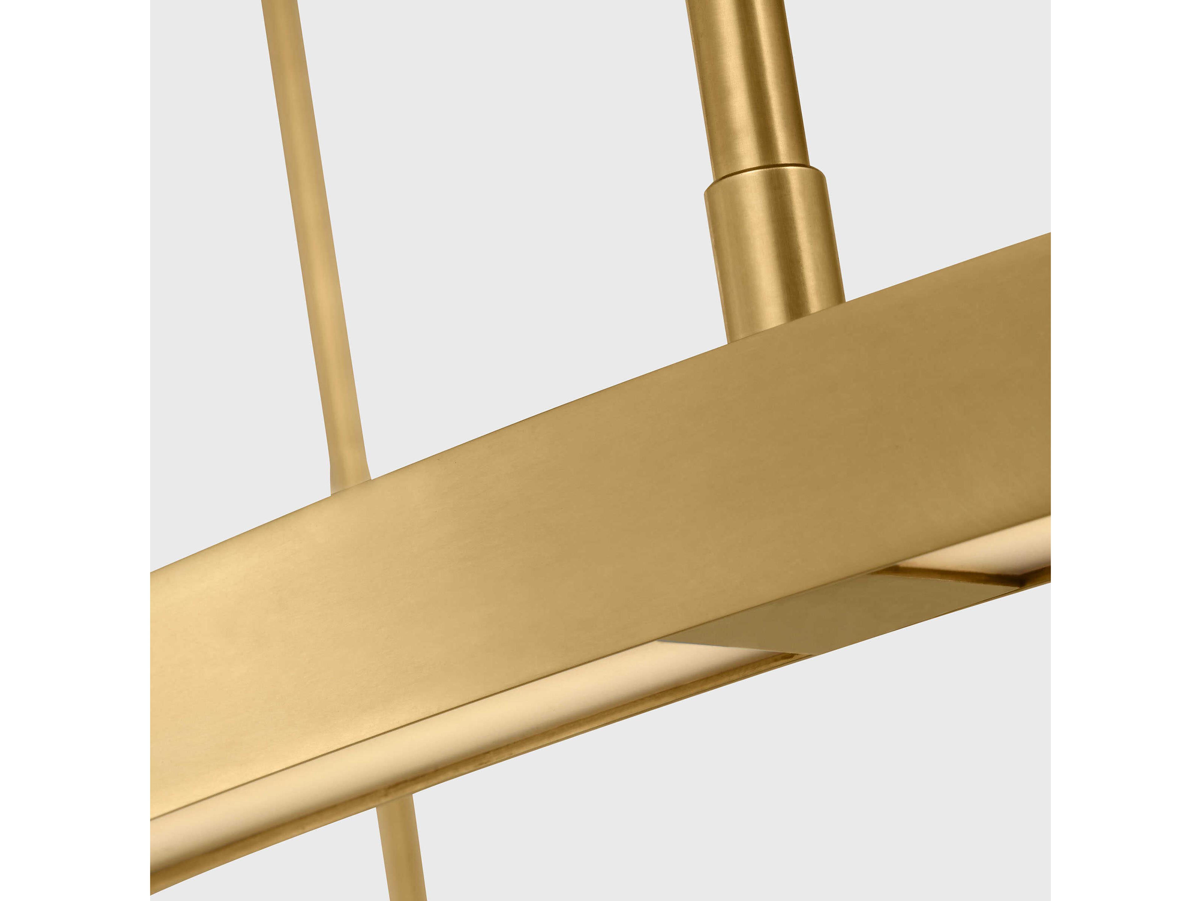 Visual Comfort Modern Stagger 1-Light Hand Rubbed Antique Brass Pendant