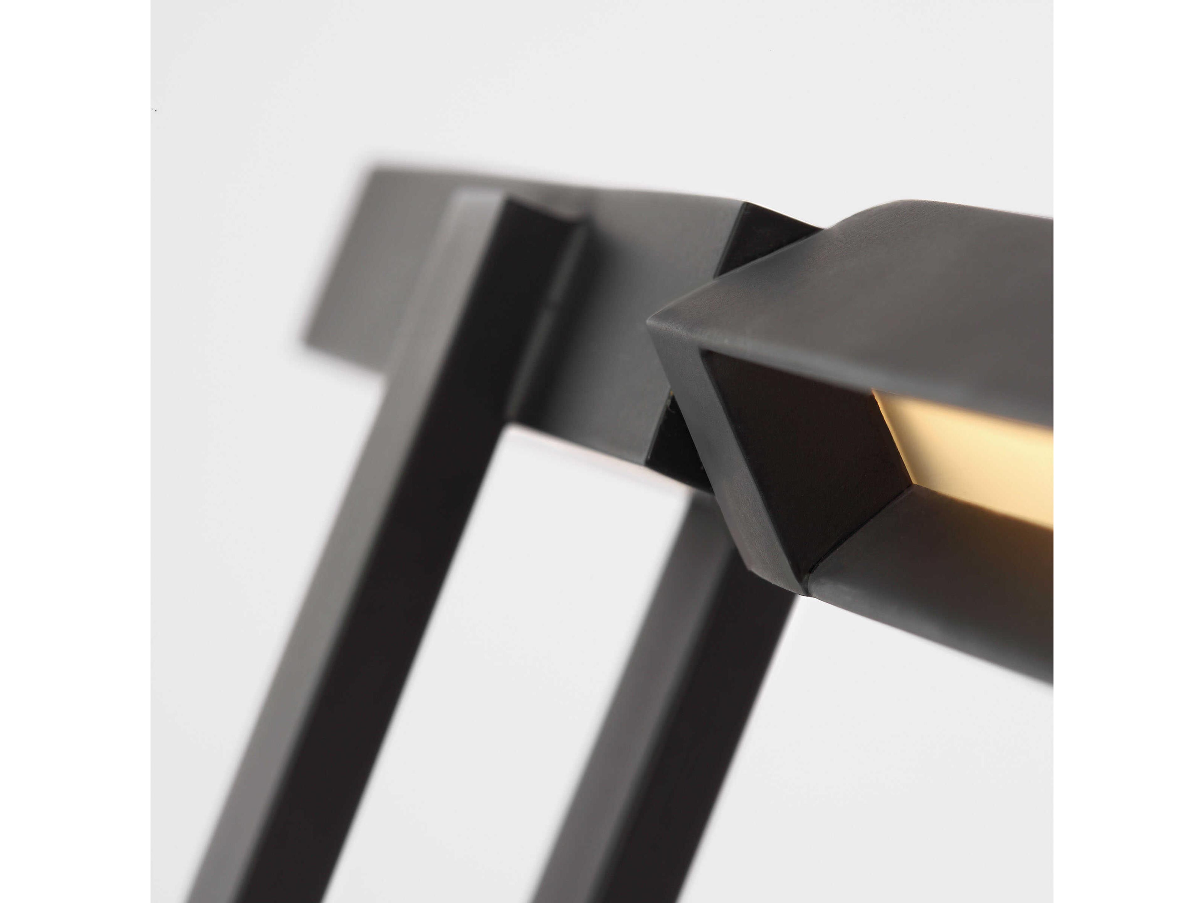 Visual Comfort Modern Stagger Nightshade Black Floor Lamp