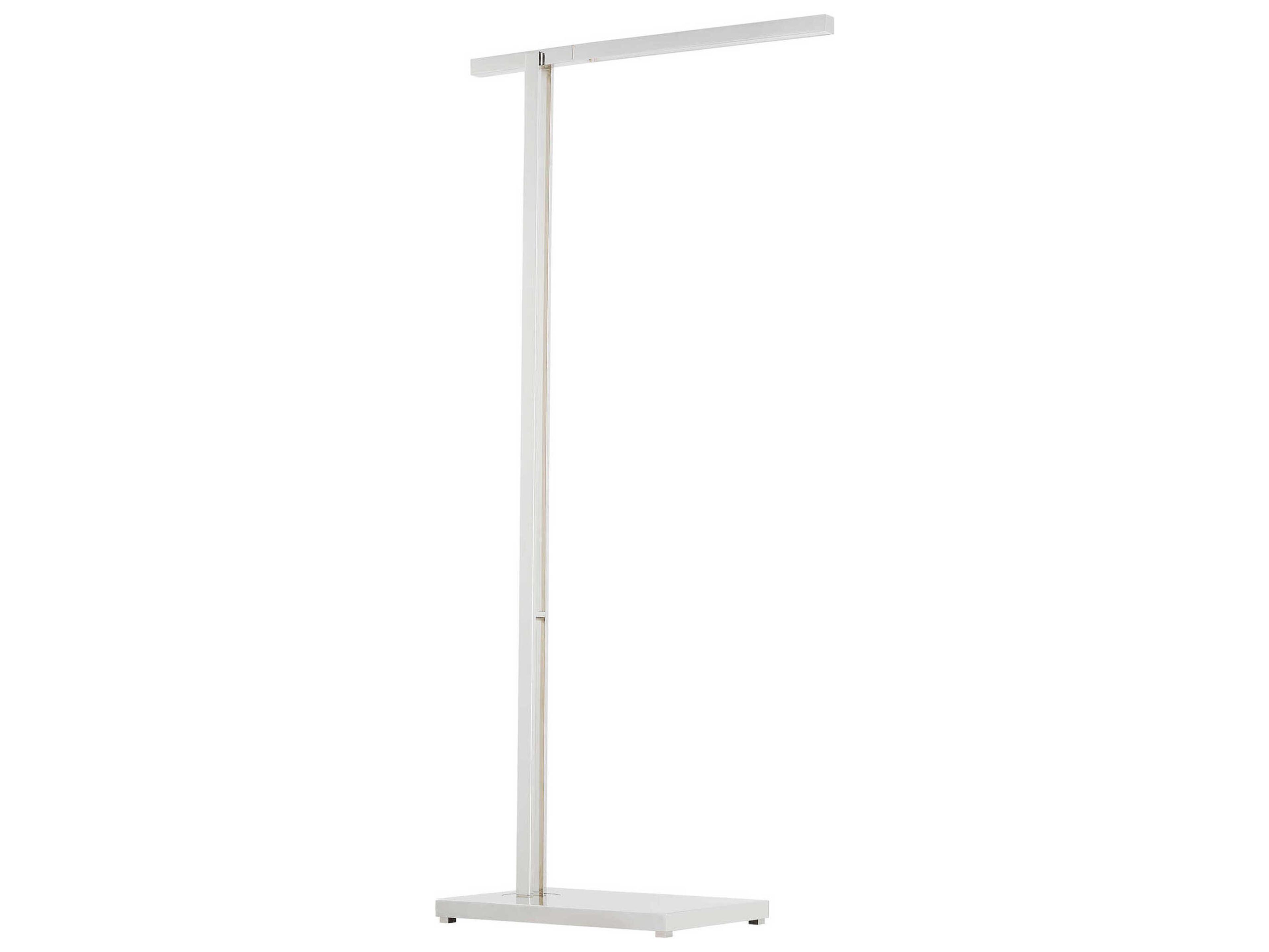 Visual Comfort Modern Stagger Polished Nickel Floor Lamp