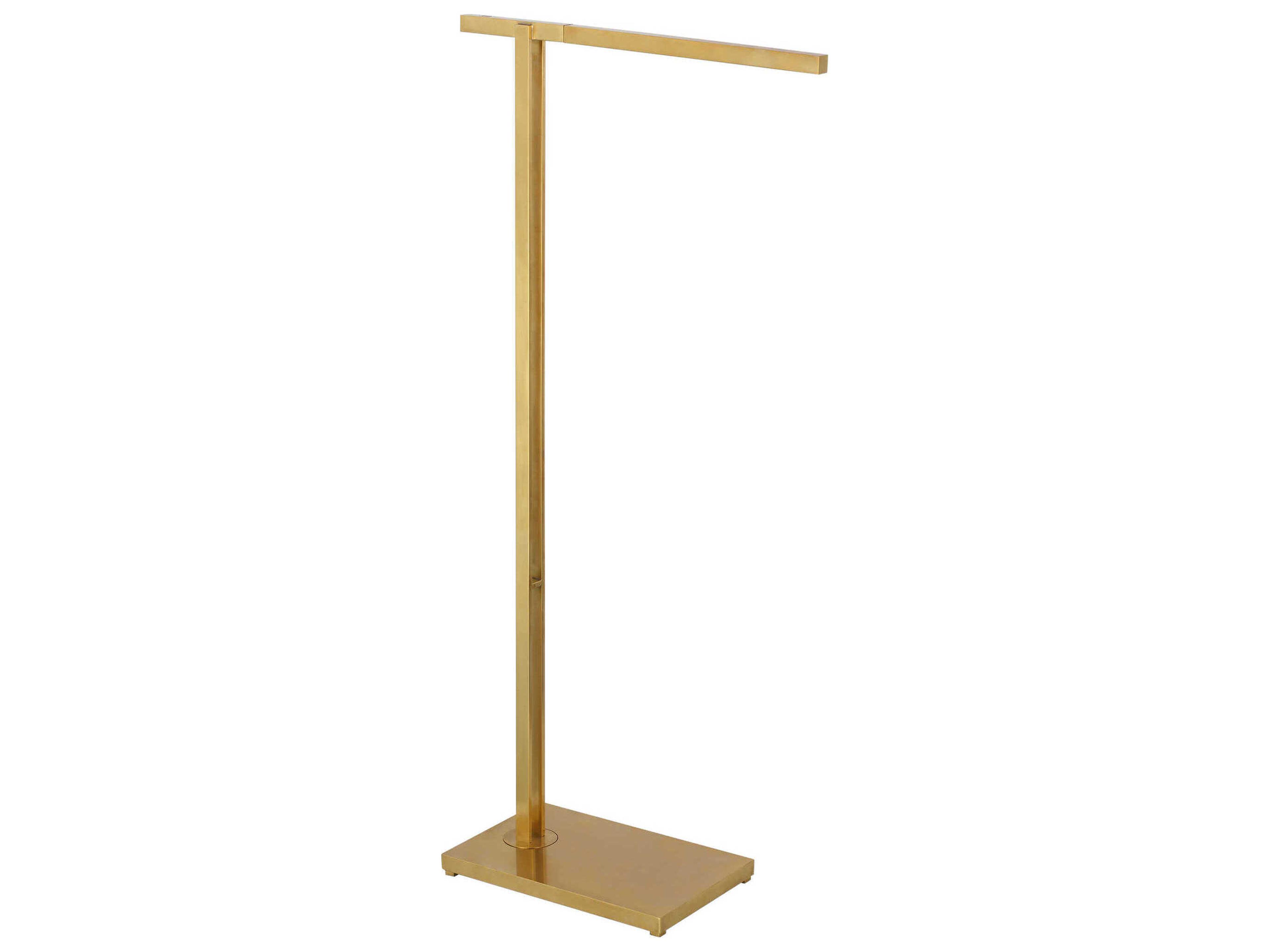 Stagger Natural Brass Floor Lamp