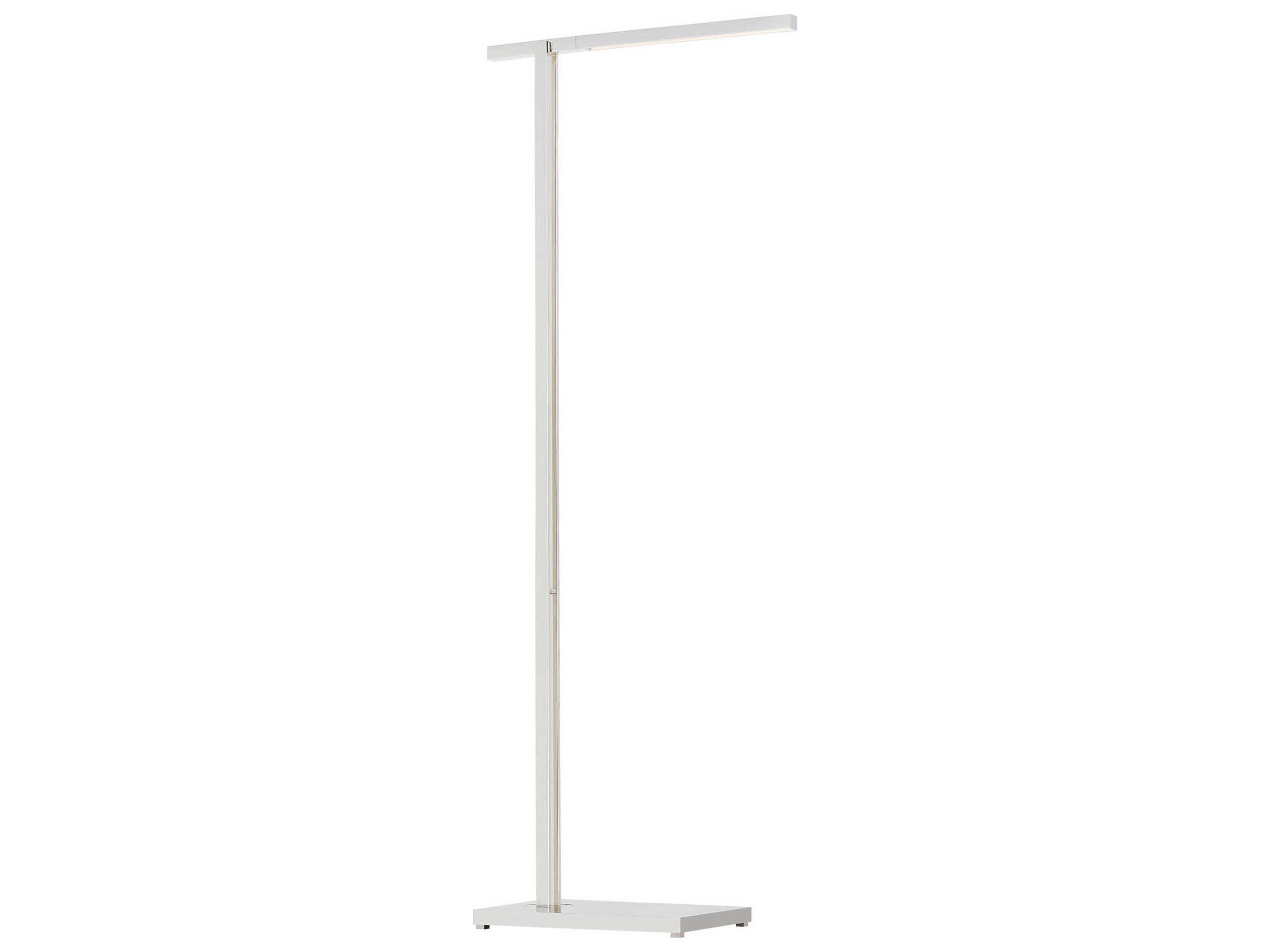 Visual Comfort Modern Stagger Polished Nickel Floor Lamp