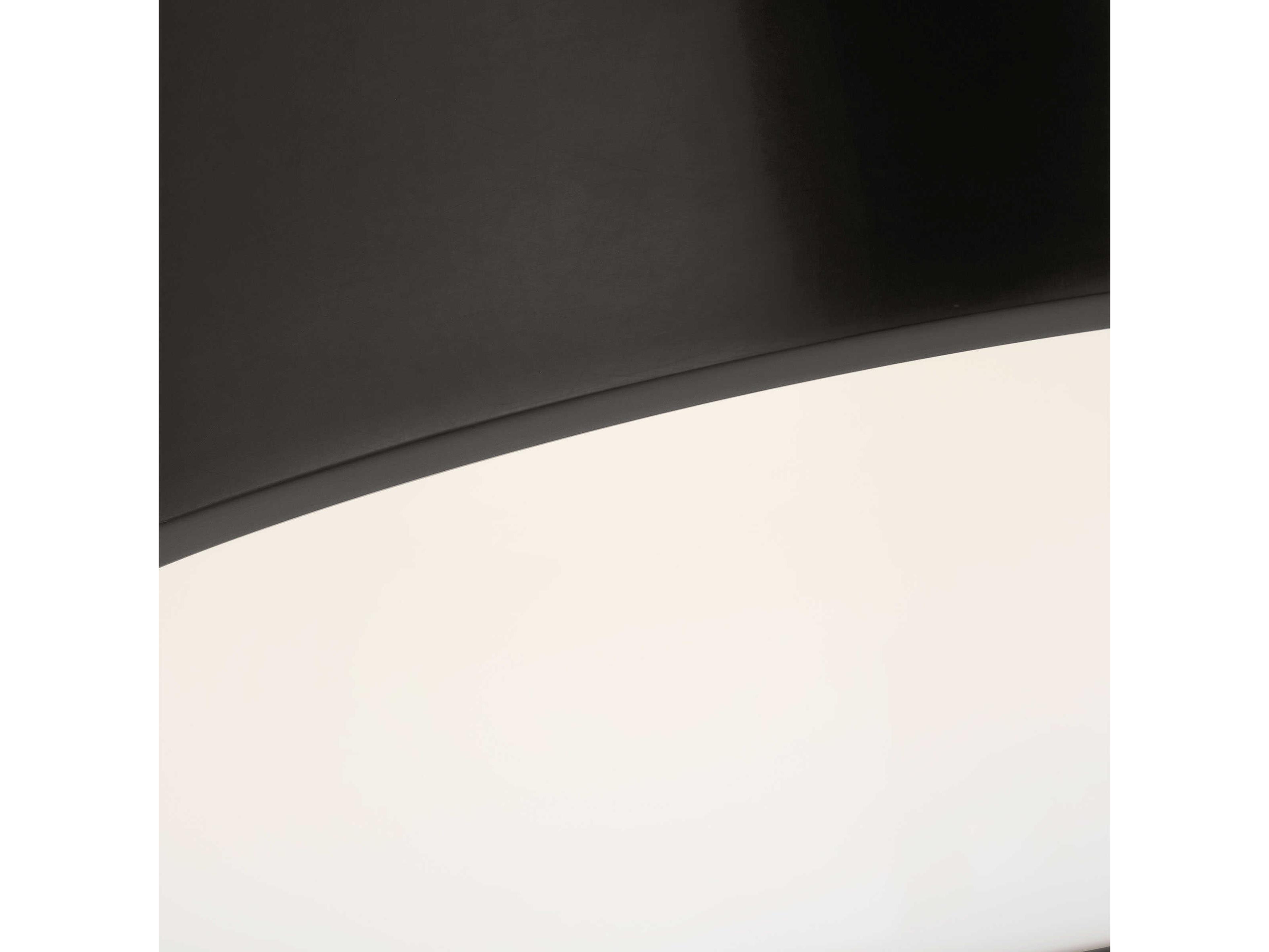 Visual Comfort Modern Dola 1-Light Bronze Drum Flush Mount