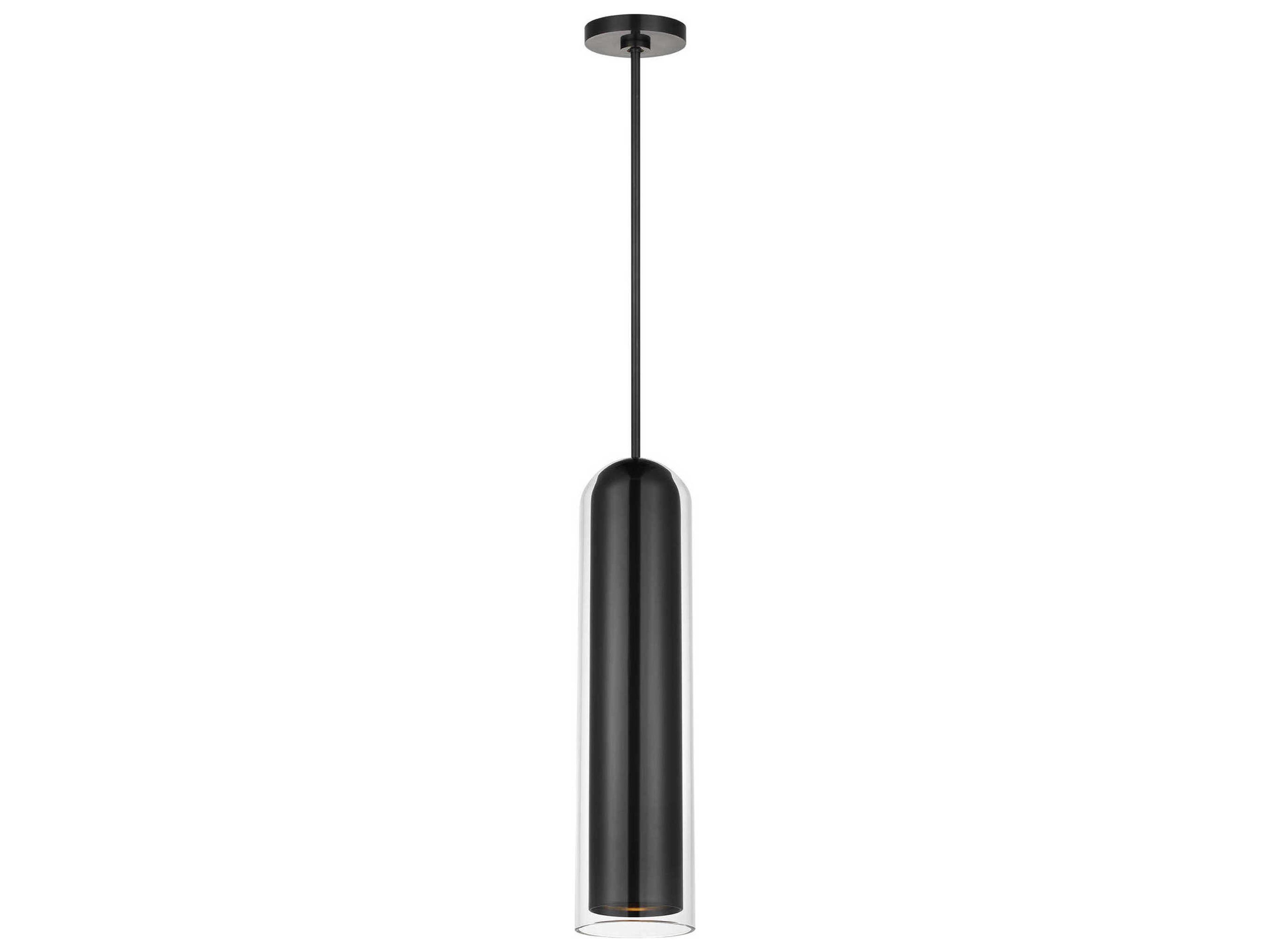 Tala 1-Light Bronze Cylinder Linear Mini Pendant