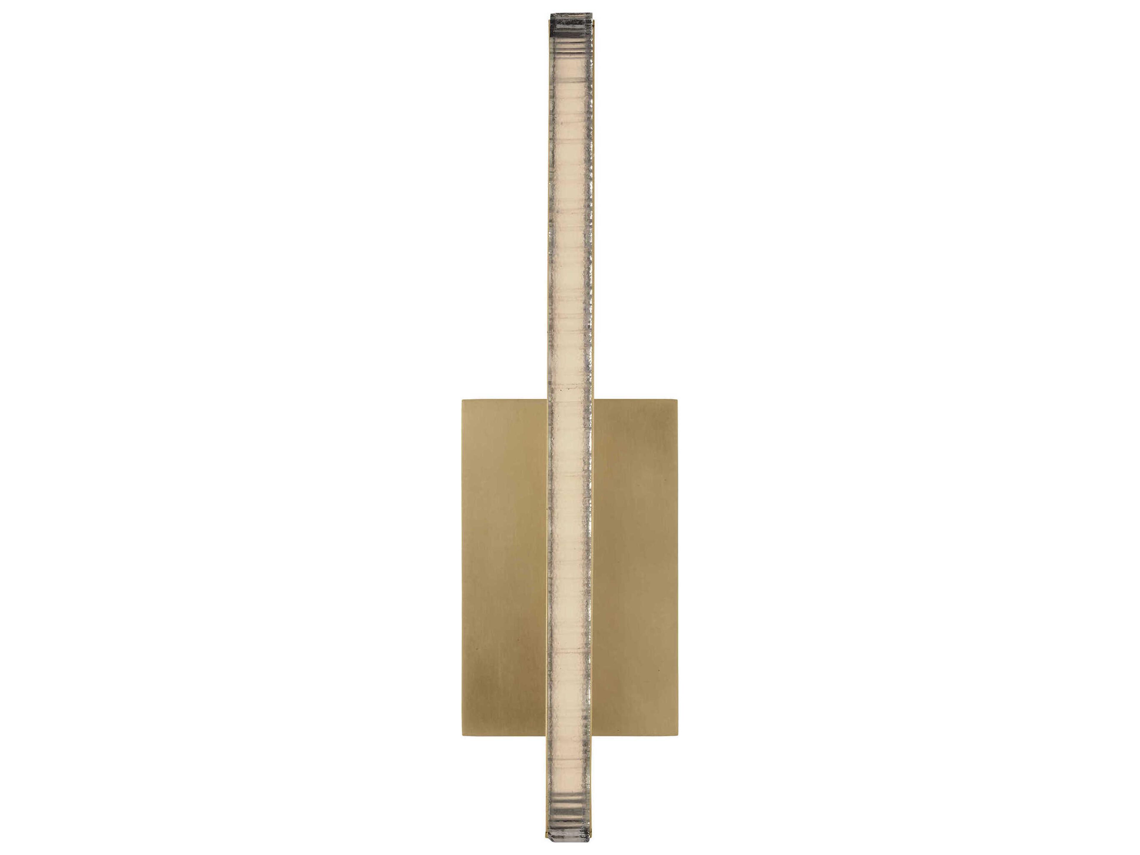 Visual Comfort Modern Serre 1-Light Natural Brass Wall Sconce