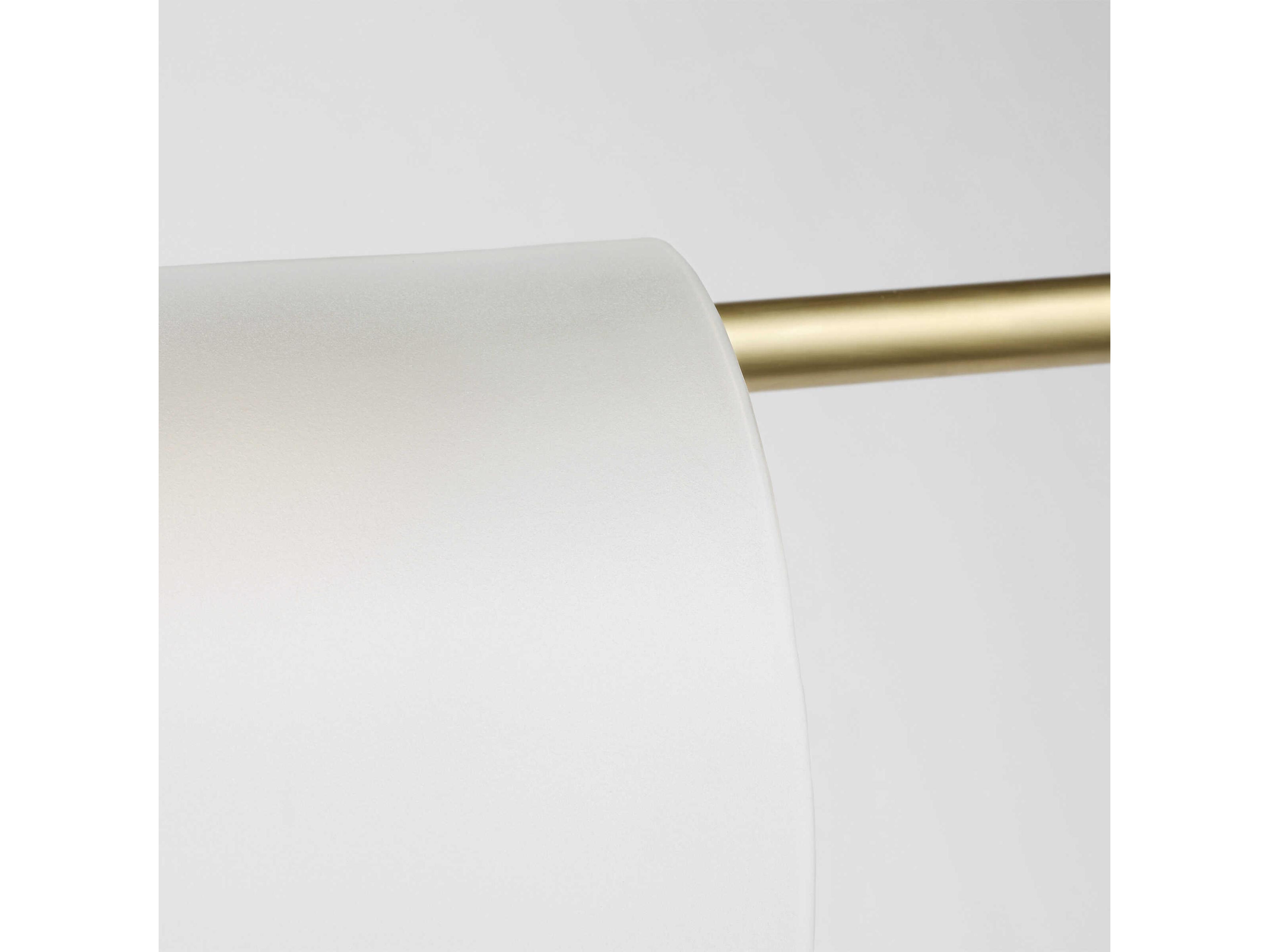 Visual Comfort Modern Trace 1-Light Brass Cylinder Linear Island Pendant