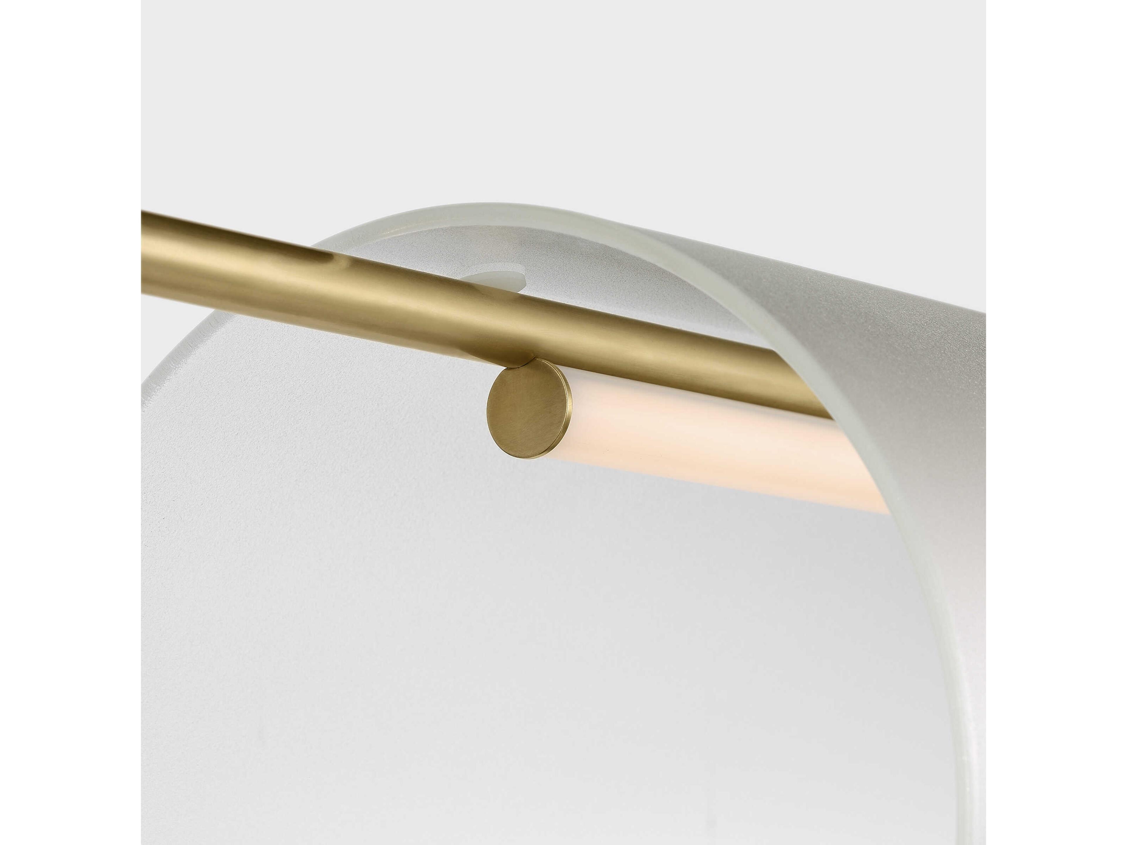Visual Comfort Modern Trace 1-Light Brass Cylinder Linear Island Pendant