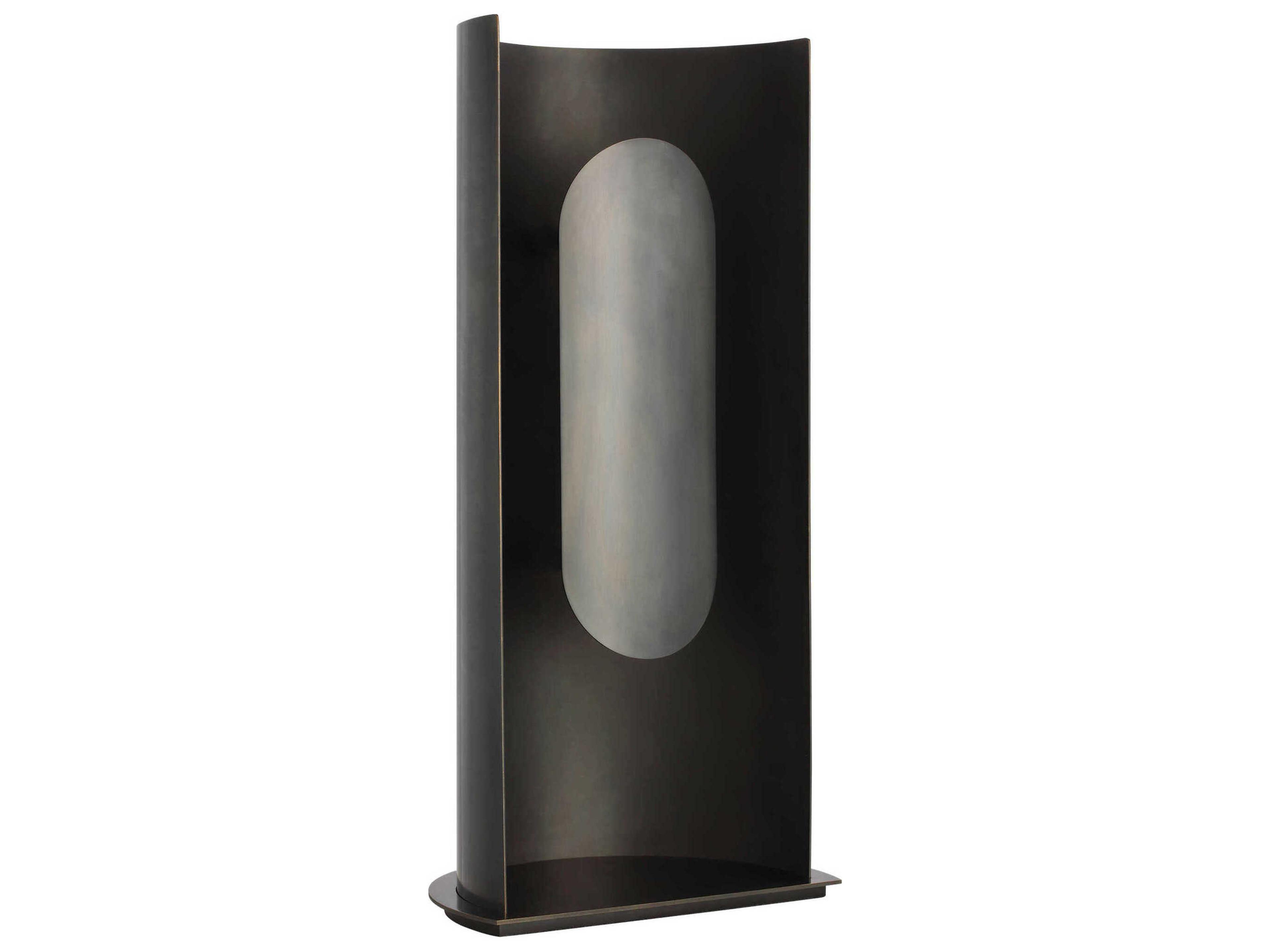 Visual Comfort Modern Shielded Bronze Table Lamp