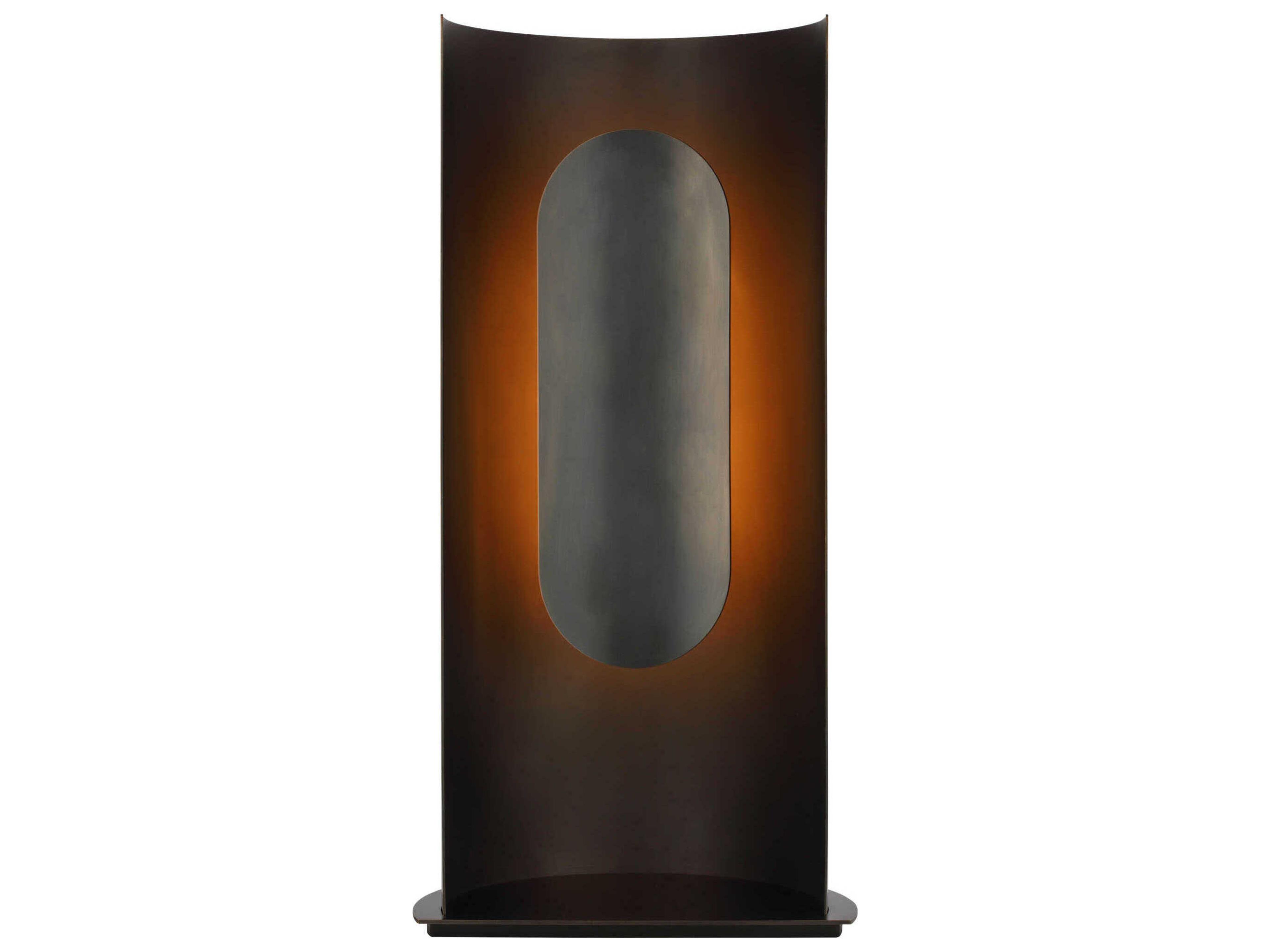 Visual Comfort Modern Shielded Bronze Table Lamp