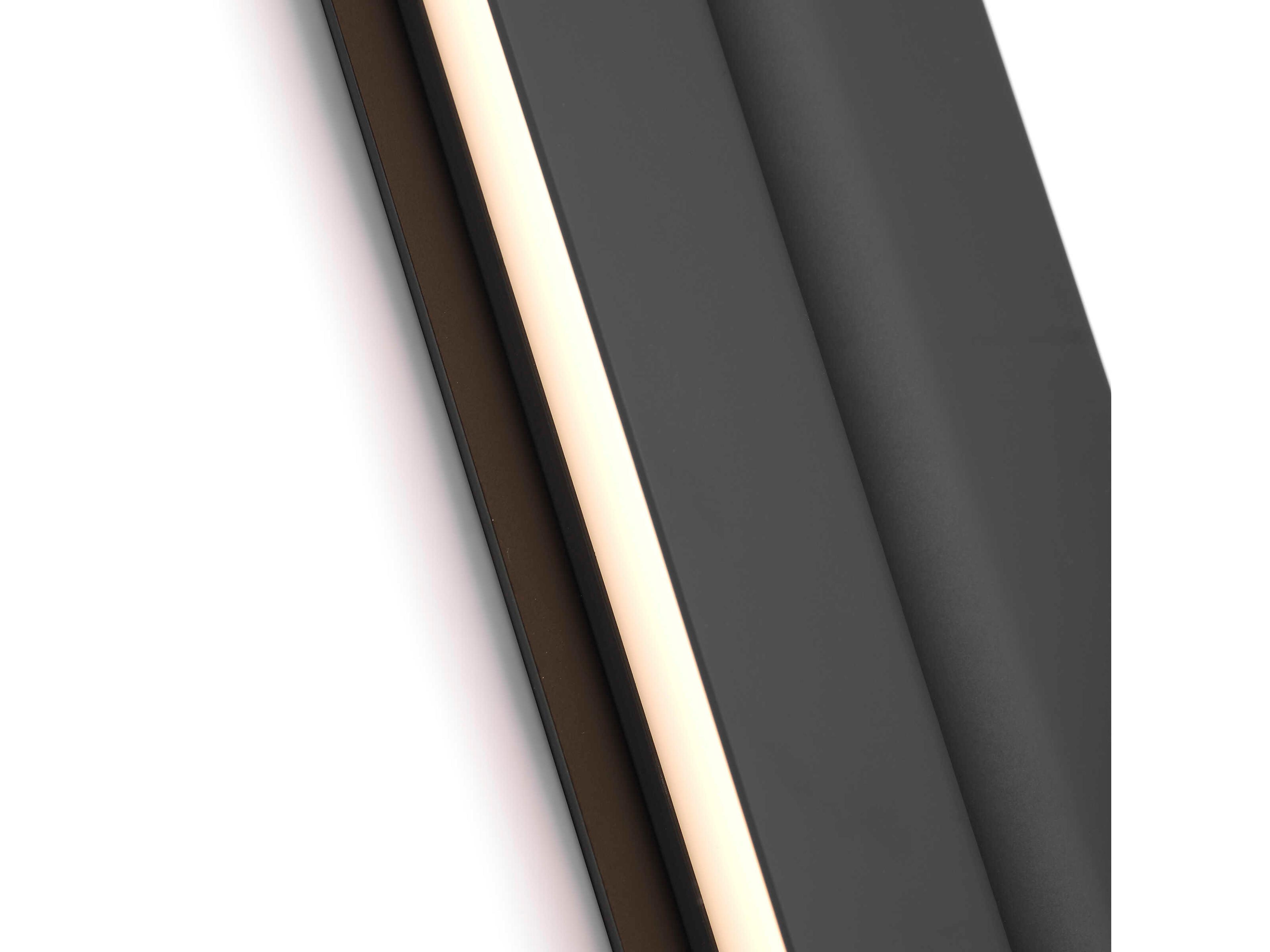 Visual Comfort Modern Cloak 1-Light Nightshade Black Vanity Light