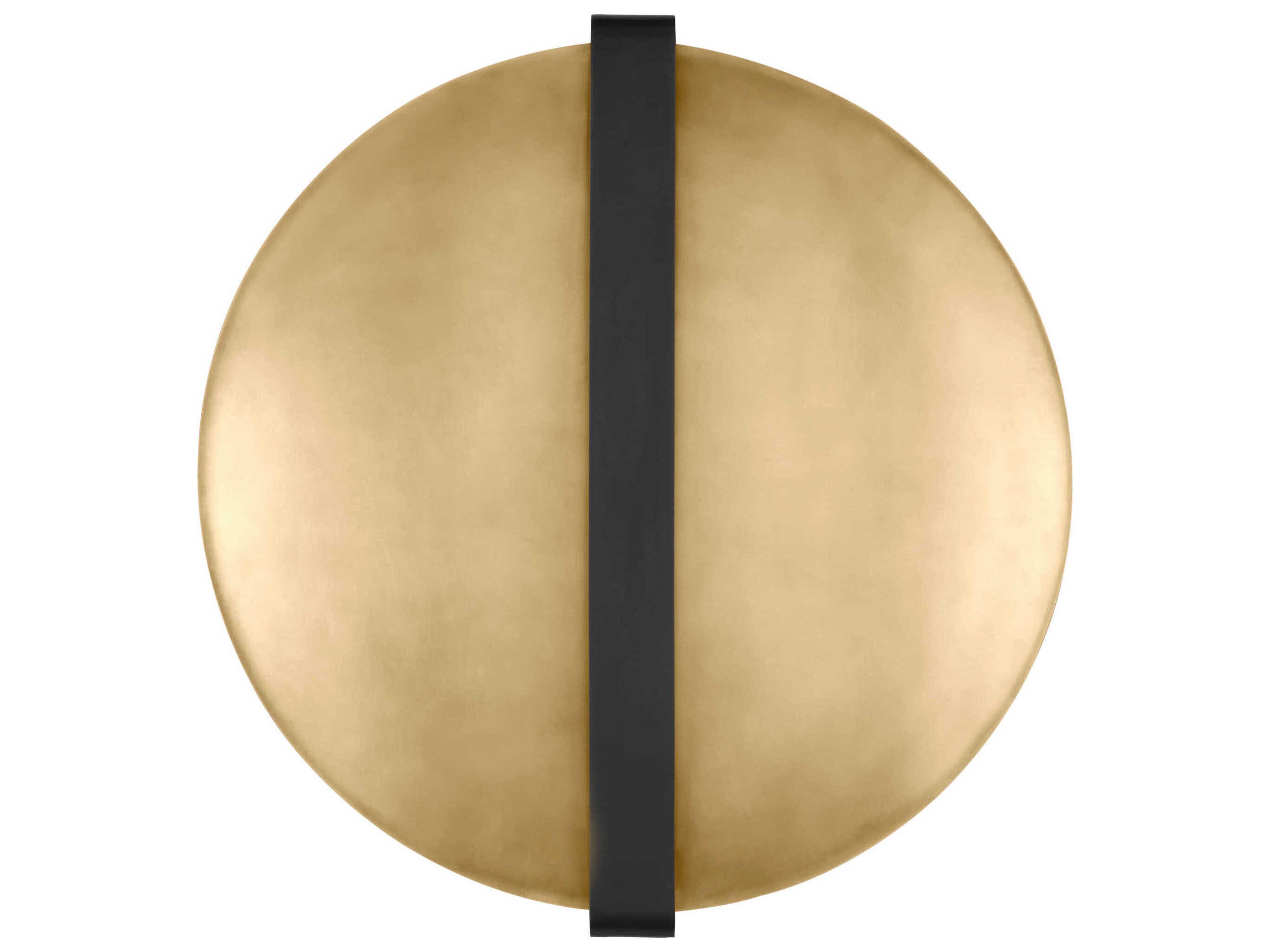 Visual Comfort Modern Cymbal 1-Light Dark Bronze natural Brass Wall Sconce