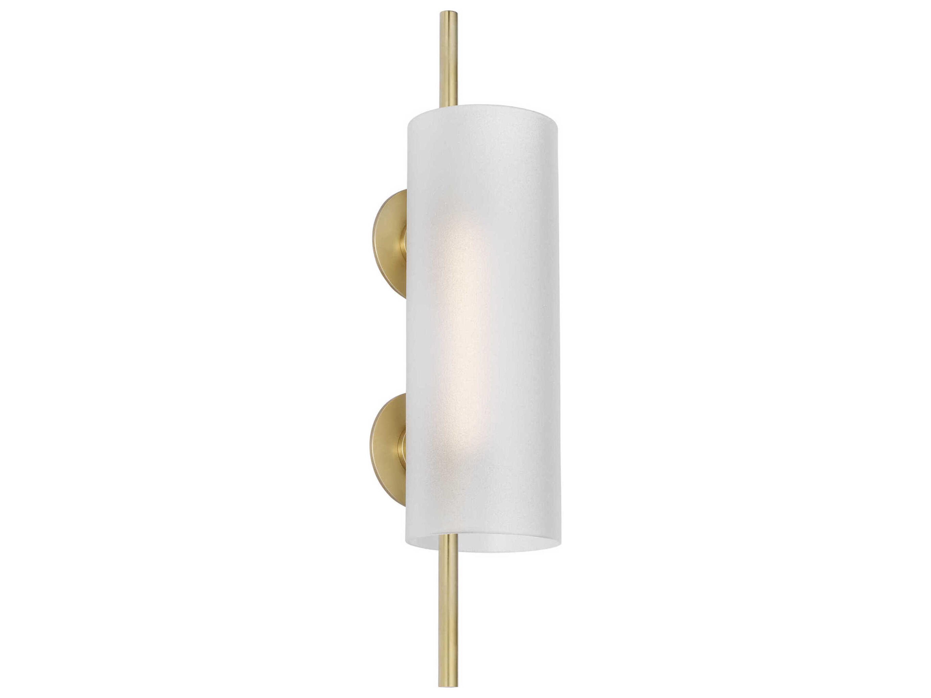 Trace 1-Light Brass Wall Sconce