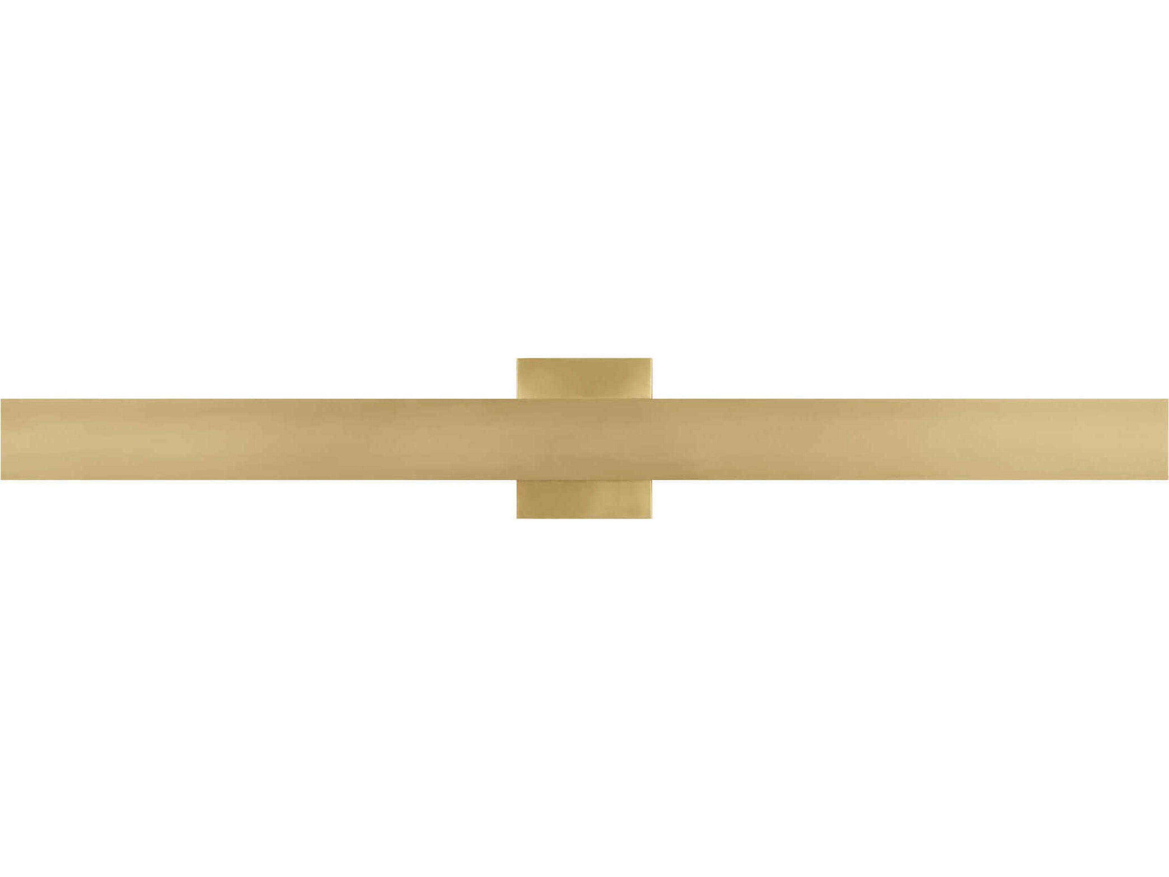 Bau 36 Inch LED Bath Bar Natural Brass