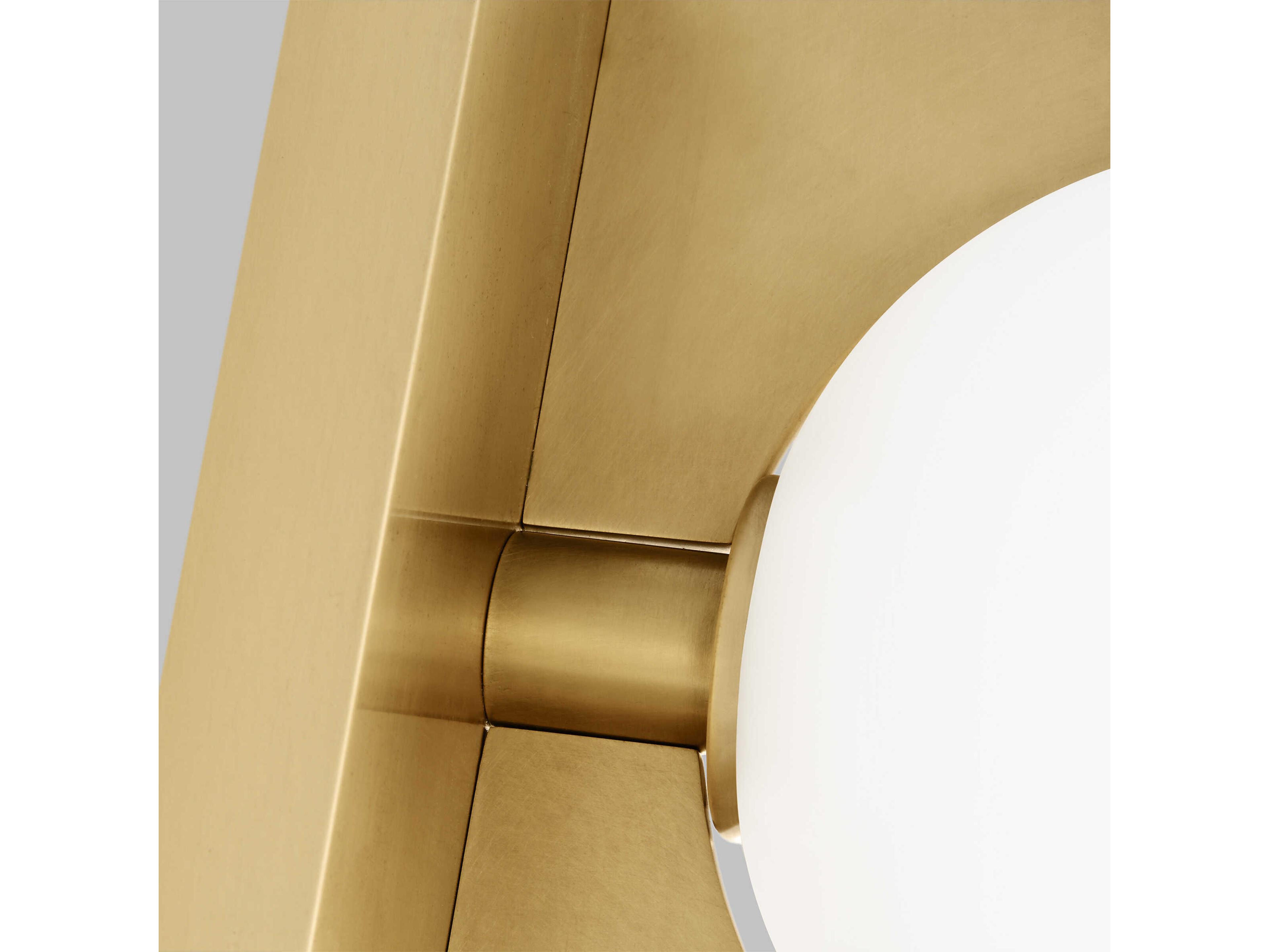 Visual Comfort Modern Orbel 4-Light Natural Brass Vanity Light