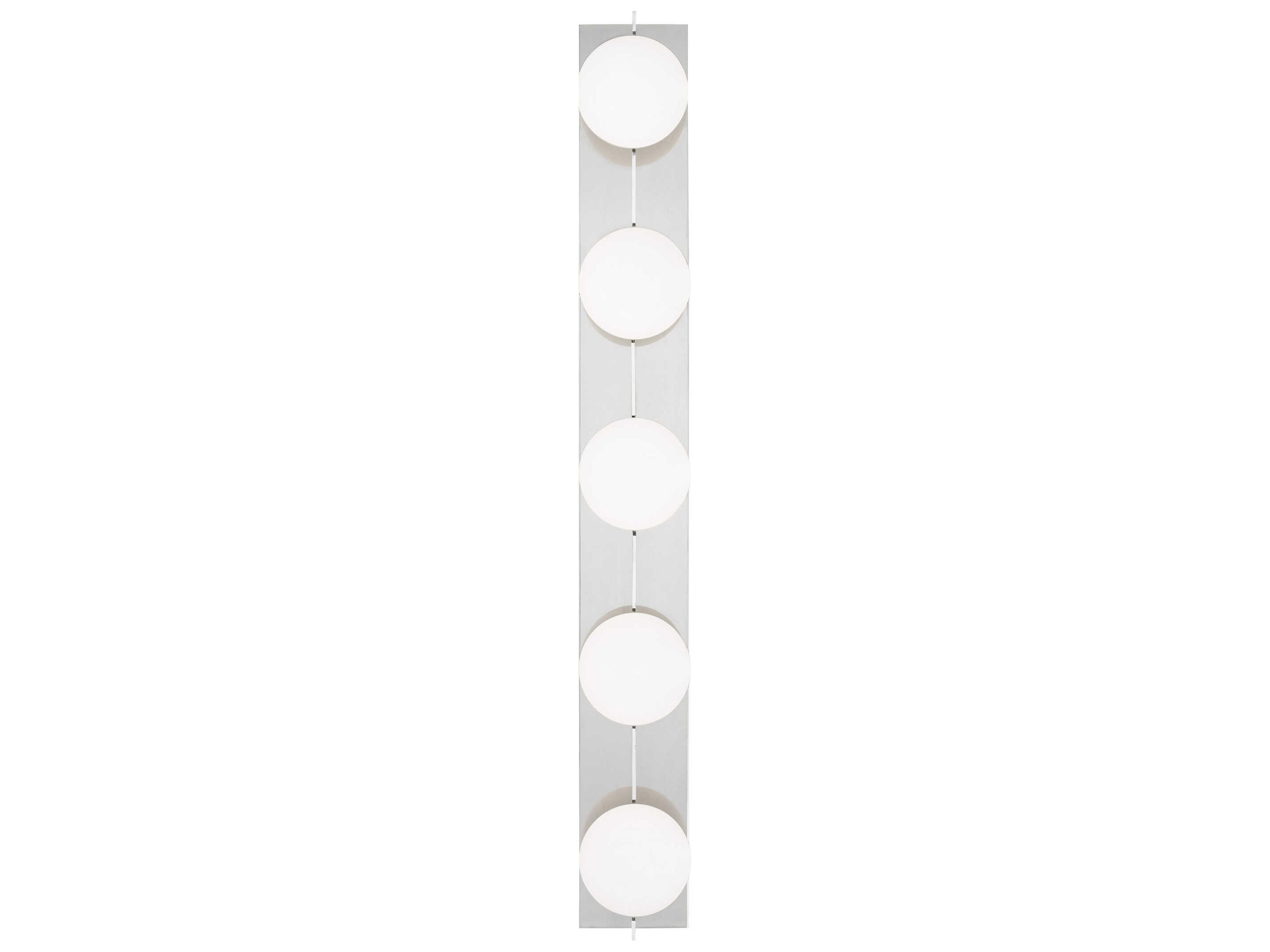 Visual Comfort Modern Orbel 5-Light Polished Nickel Vanity Light