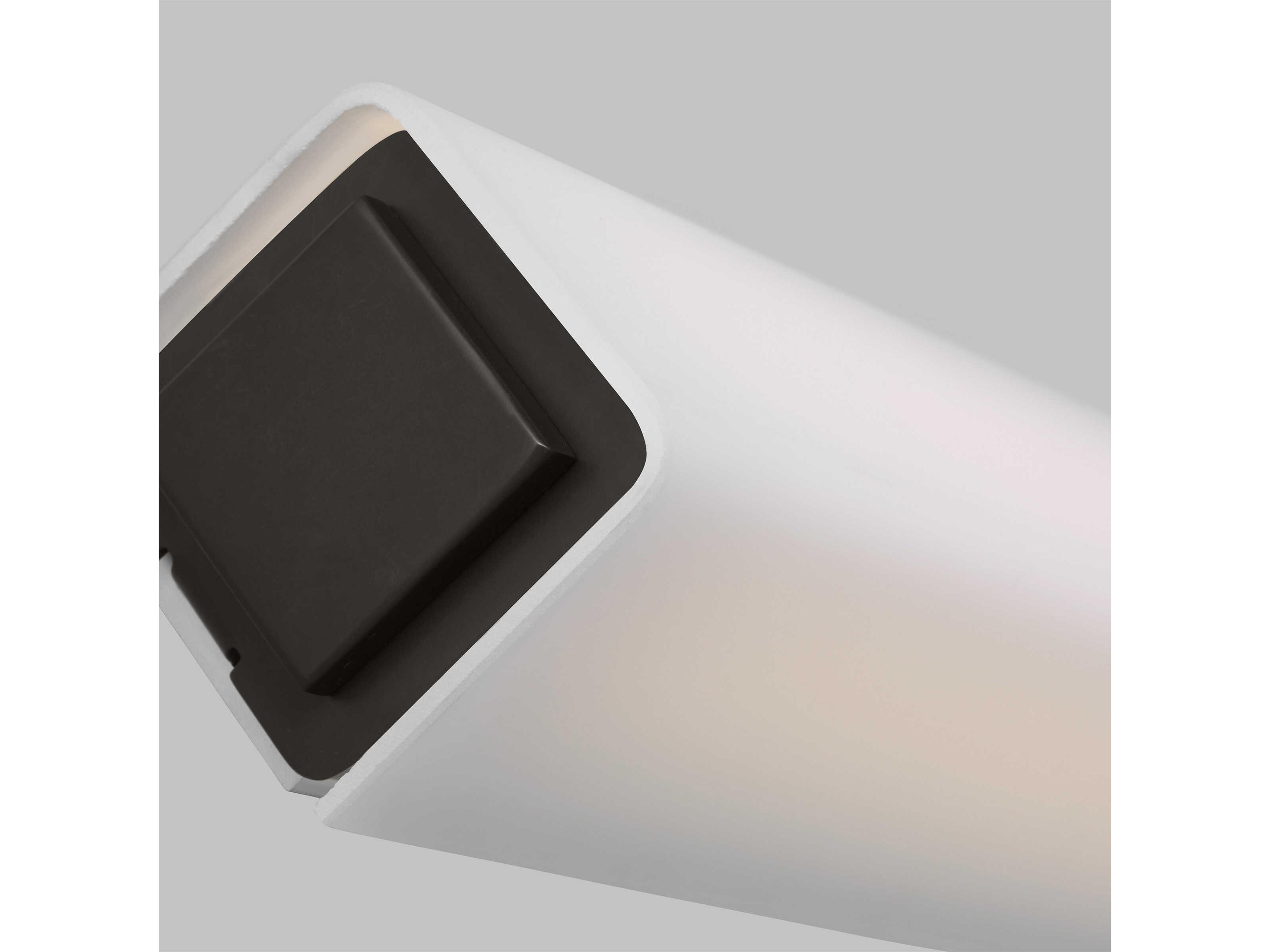 Visual Comfort Modern Milan 1-Light Dark Bronze Vanity Light