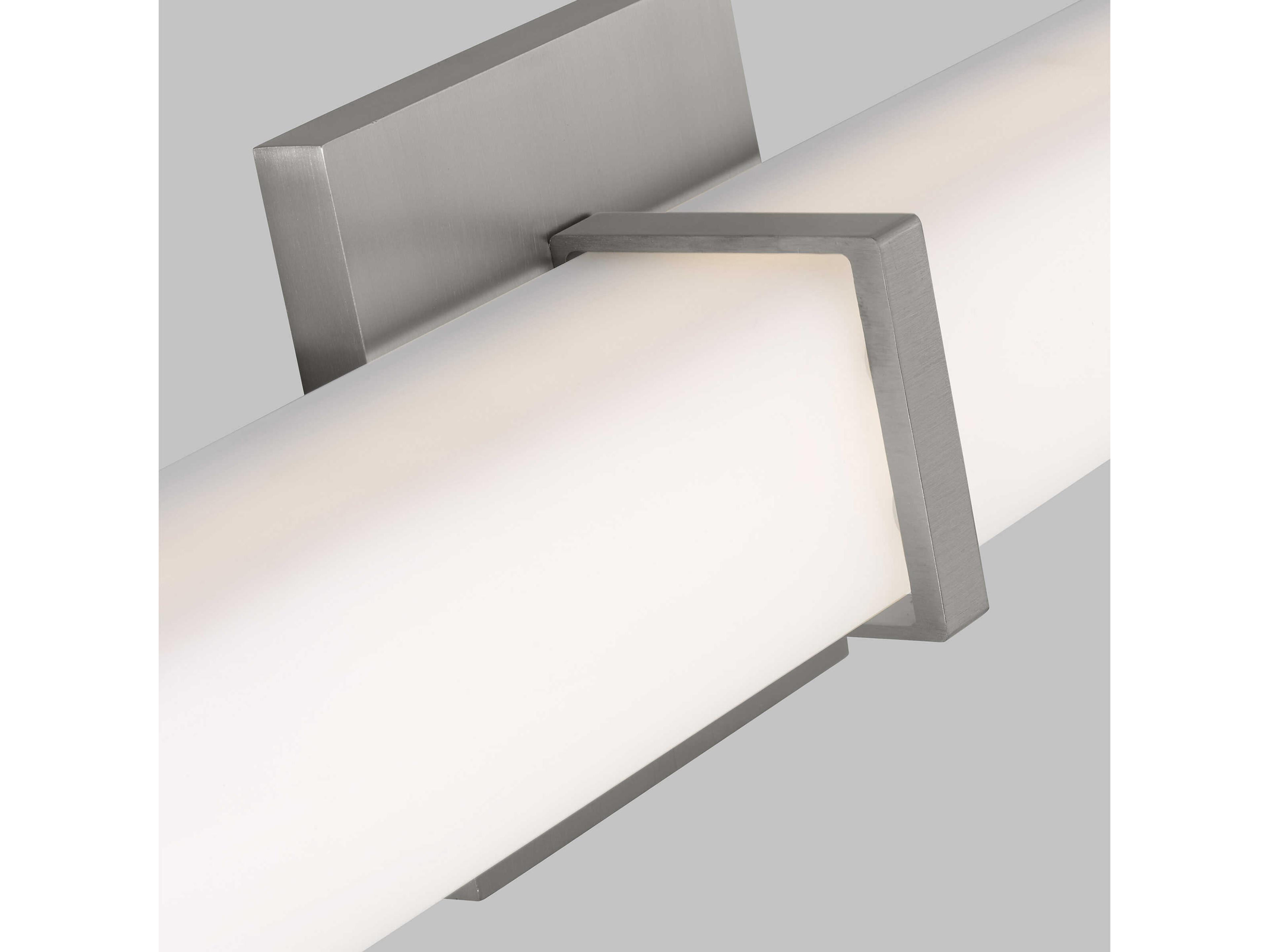 Visual Comfort Modern Milan 1-Light Satin Nickel Vanity Light