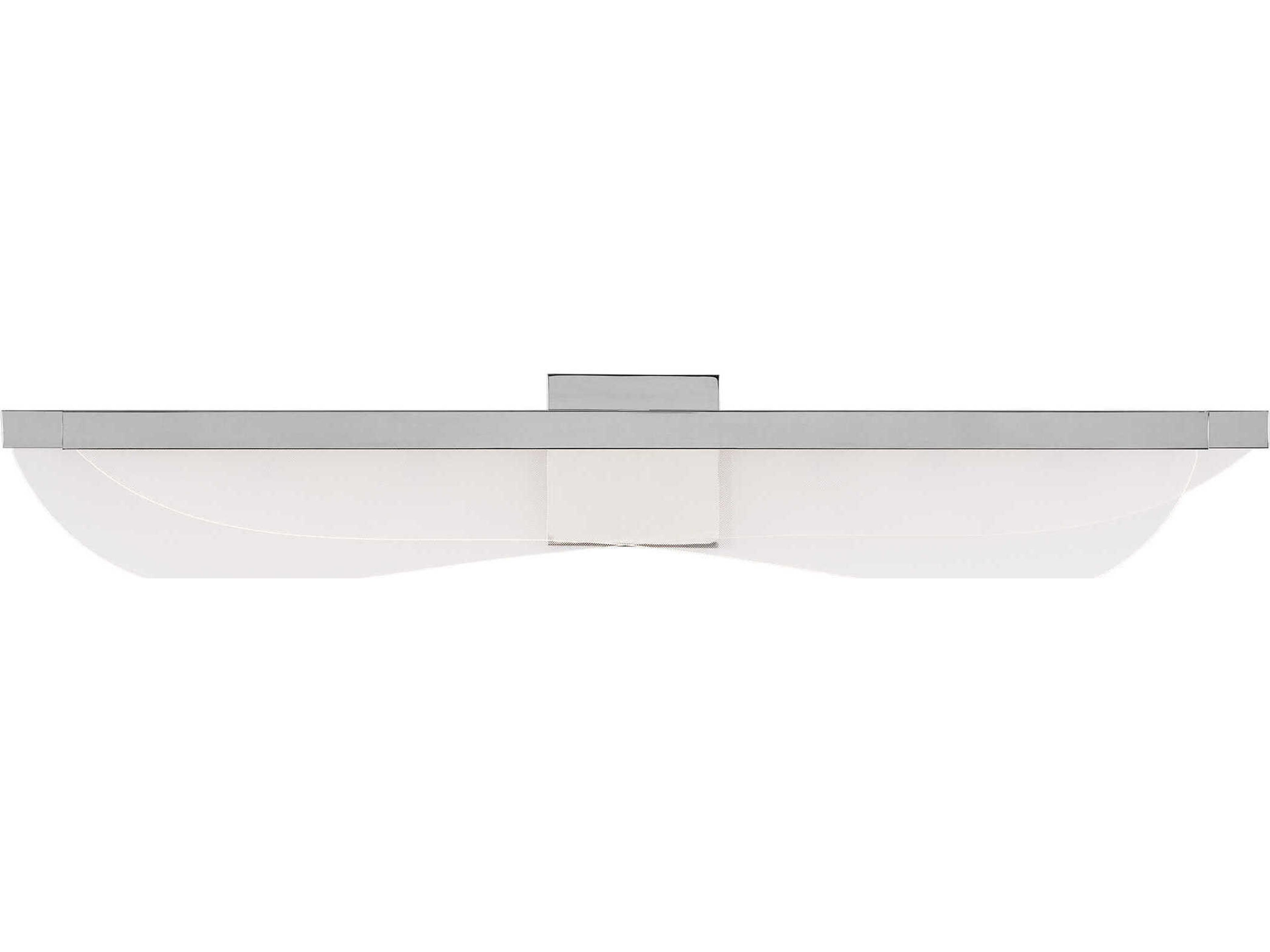 Nyra 1-Light Polished Nickel Vanity Light