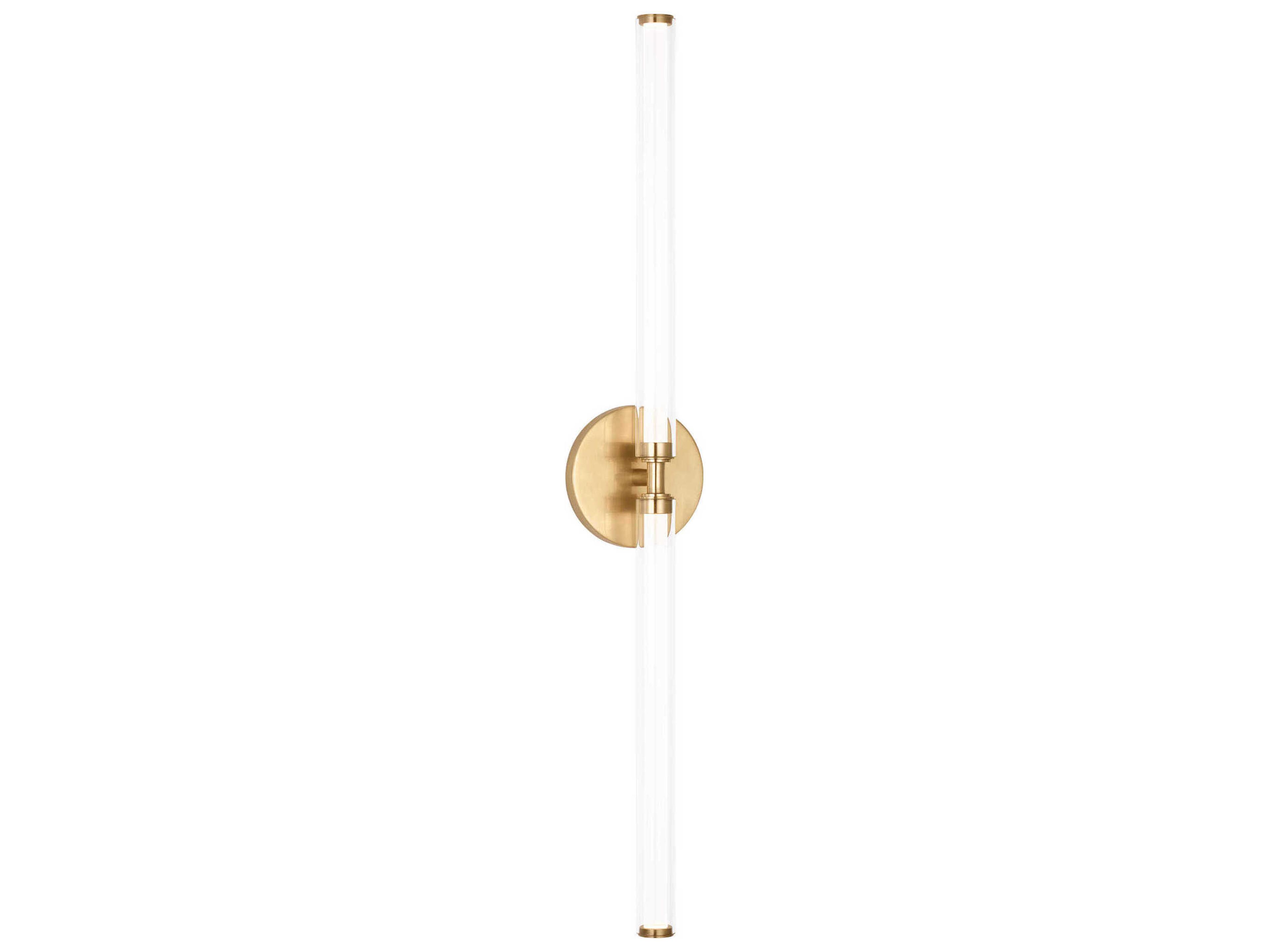 Poza 2-Light Brass Vanity Light