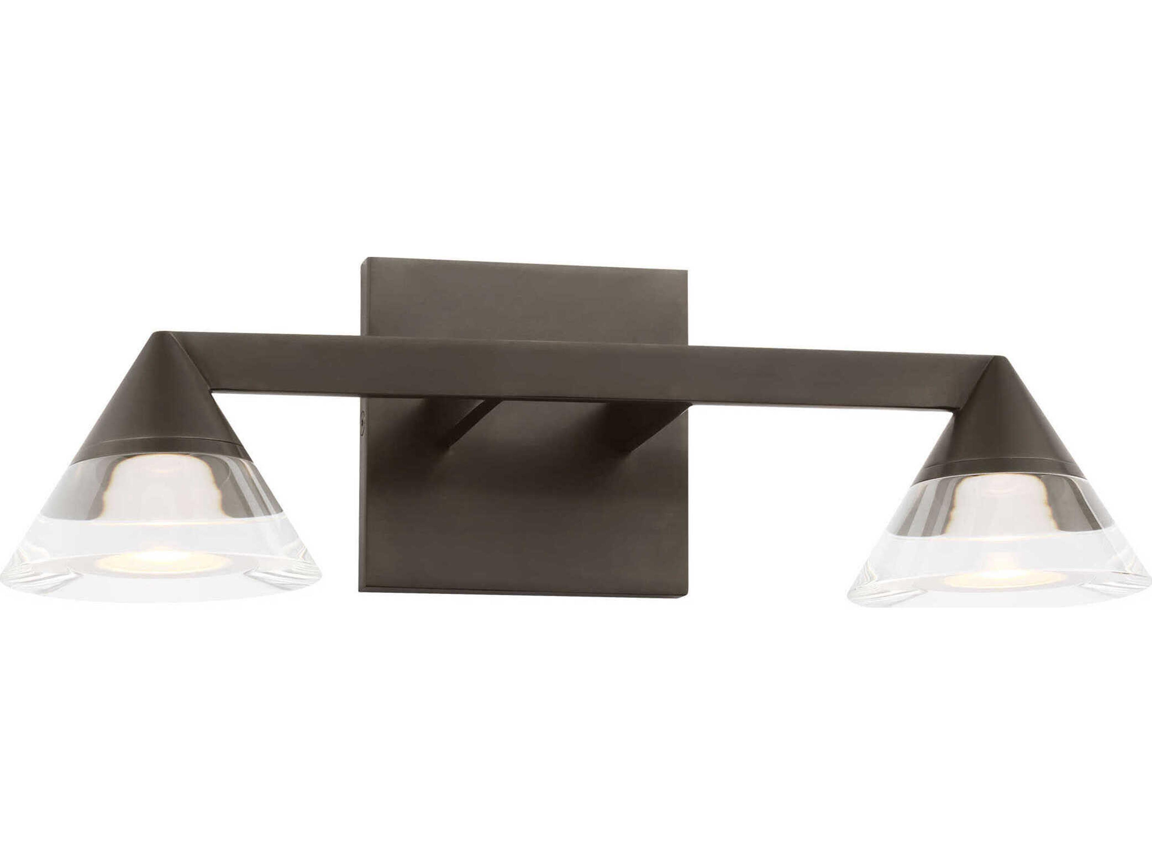 Midrand 2-Light Bronze Vanity Light