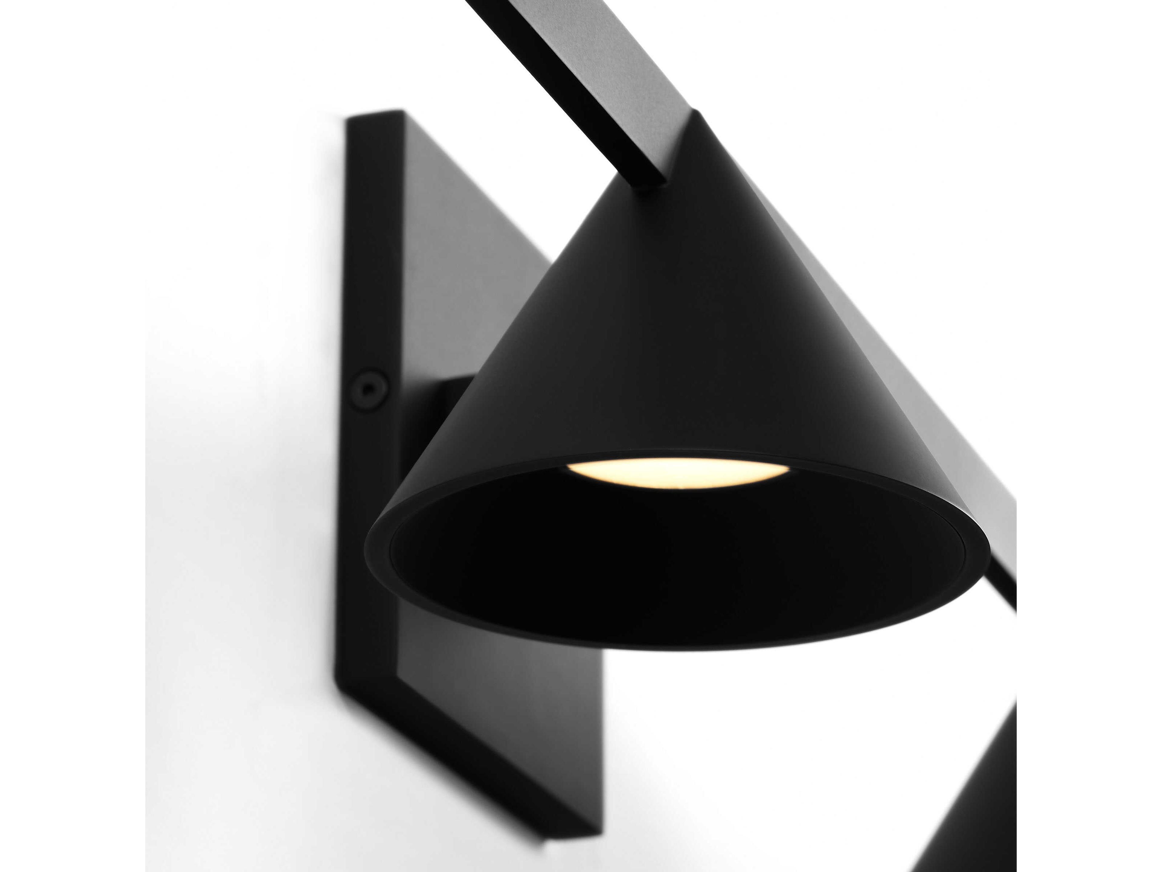 Visual Comfort Modern Midrand 4-Light Nightshade Black Vanity Light