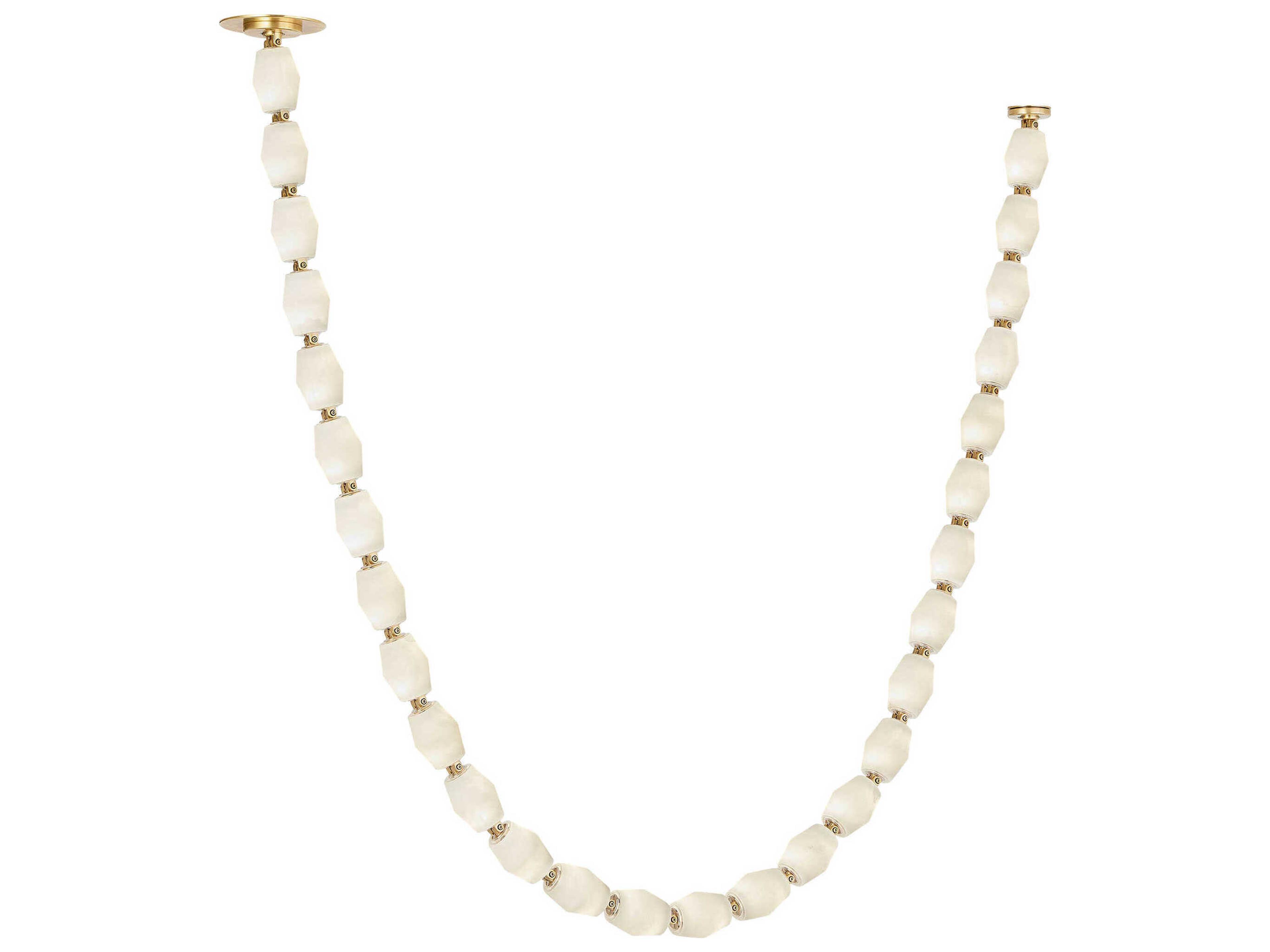 Collier 1-Light Hand Rubbed Antique Brass Linear Chandelier