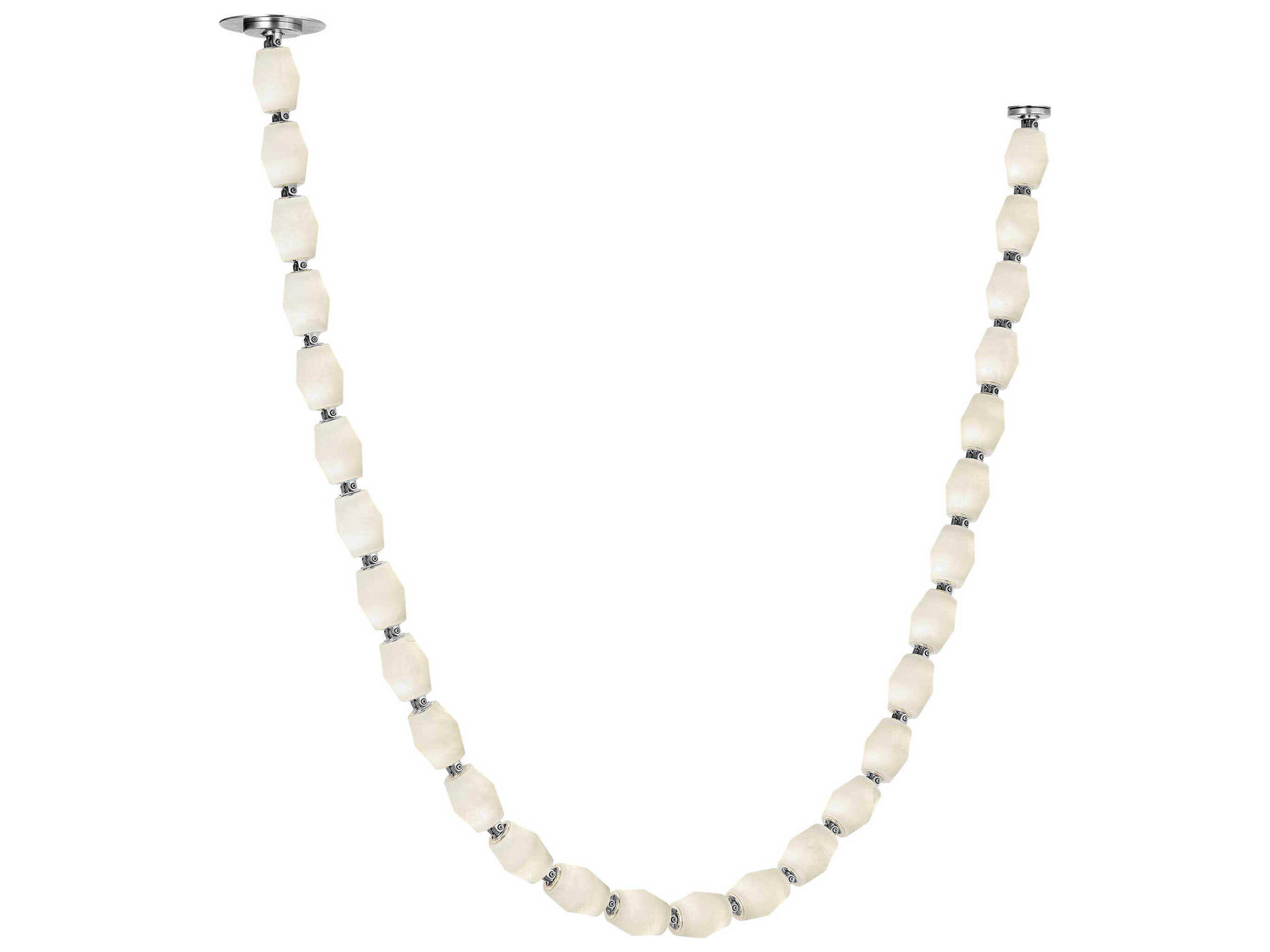 Collier 1-Light Polished Nickel Linear Chandelier