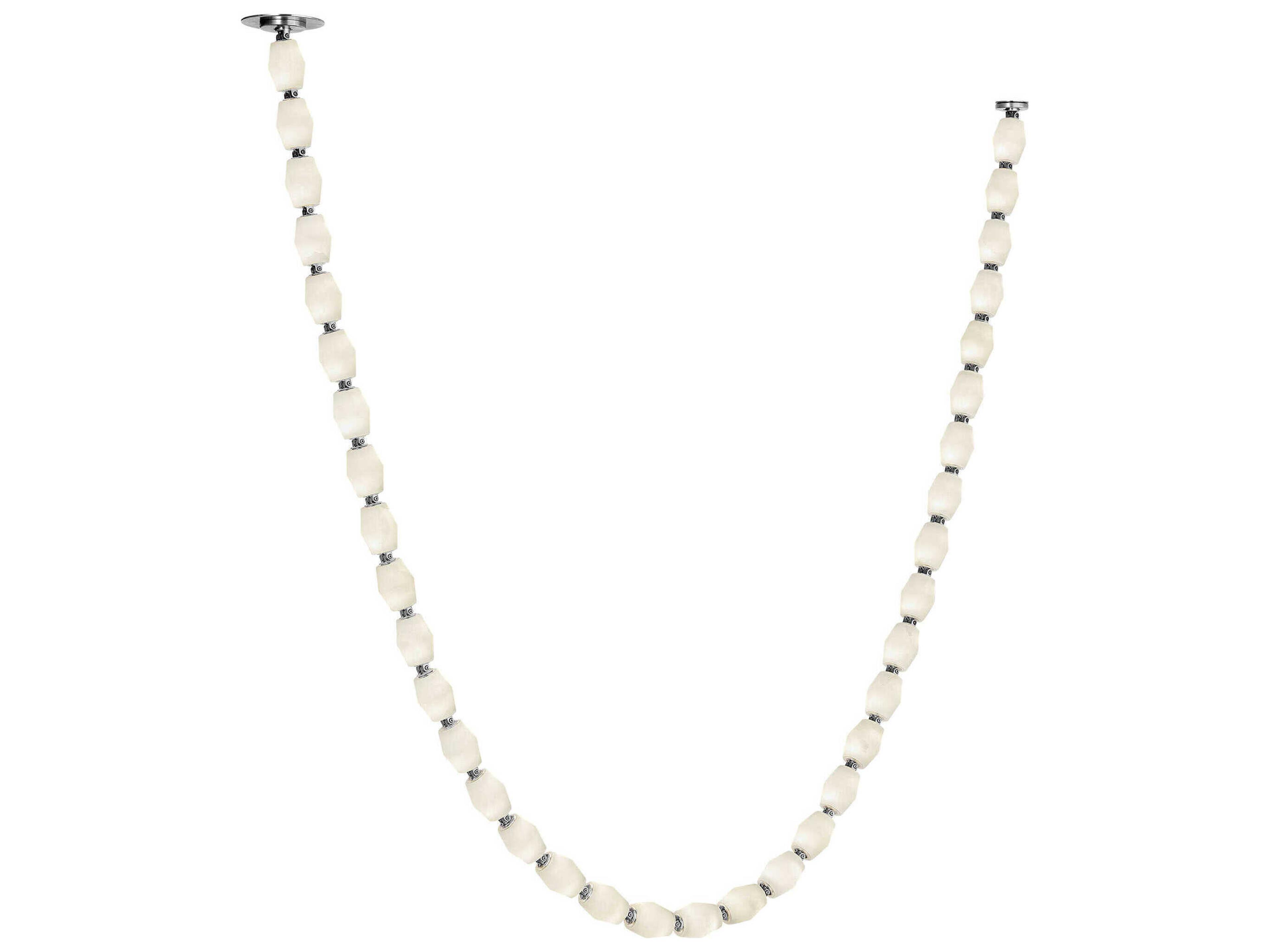 Collier 1-Light Polished Nickel Linear Chandelier