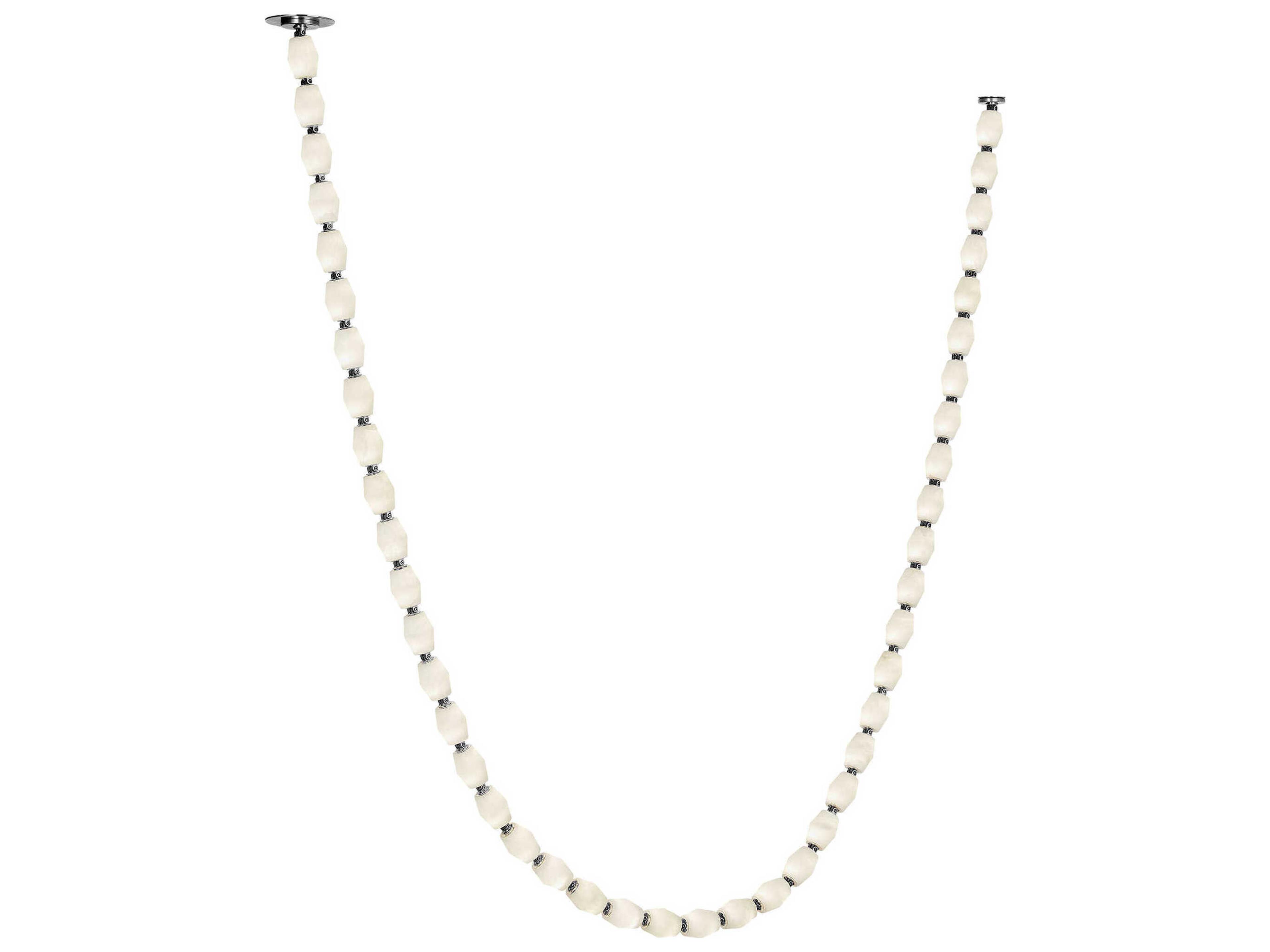 Collier 1-Light Polished Nickel Linear Chandelier