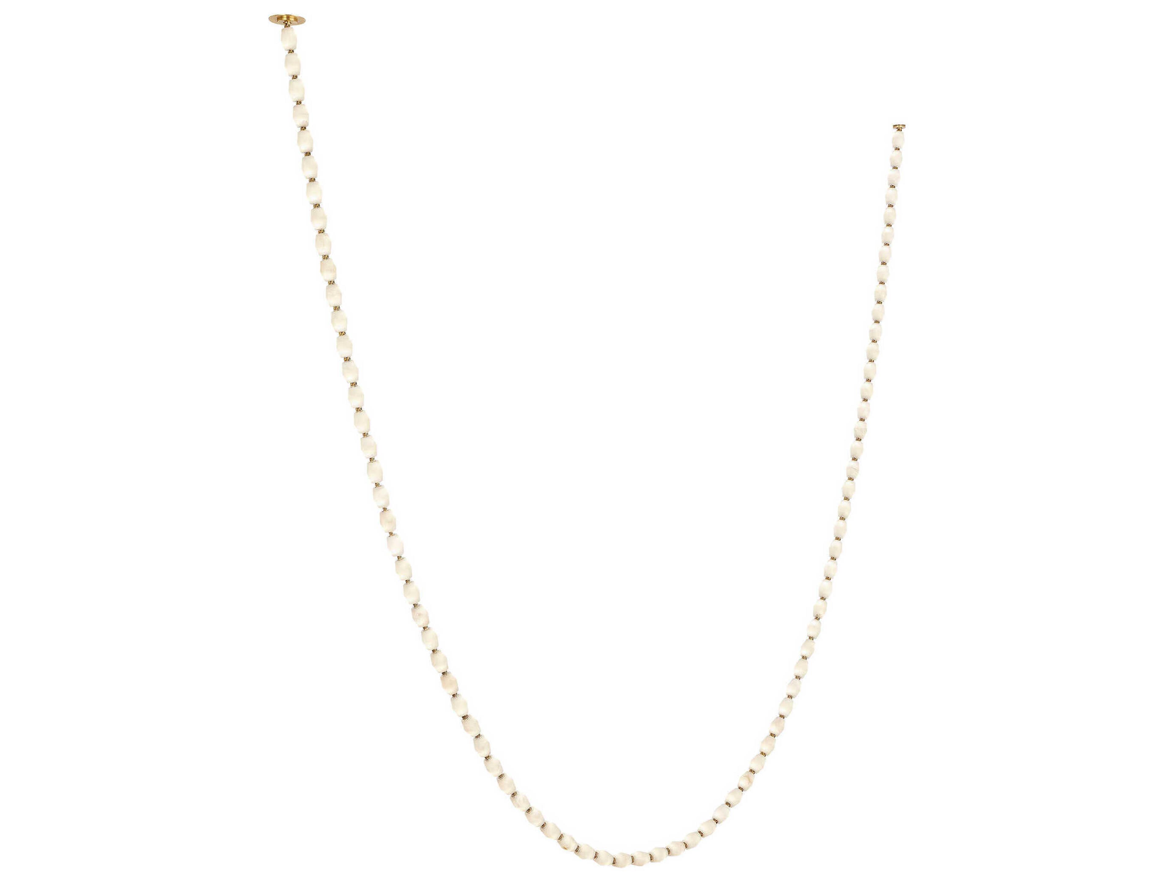 Collier 1-Light Hand Rubbed Antique Brass Linear Chandelier