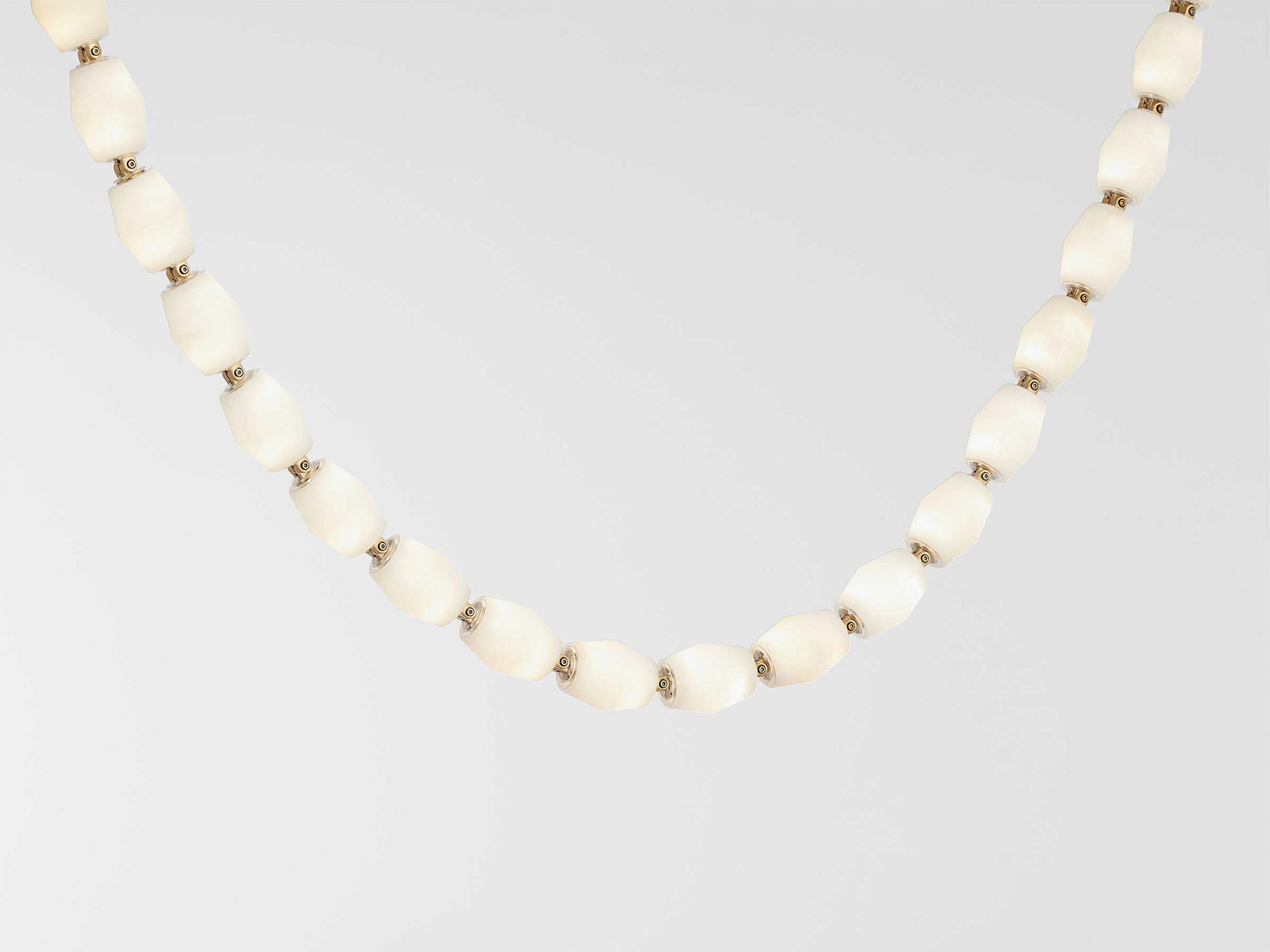 Visual Comfort Modern Collier 1-Light Hand Rubbed Antique Brass Linear Chandelier