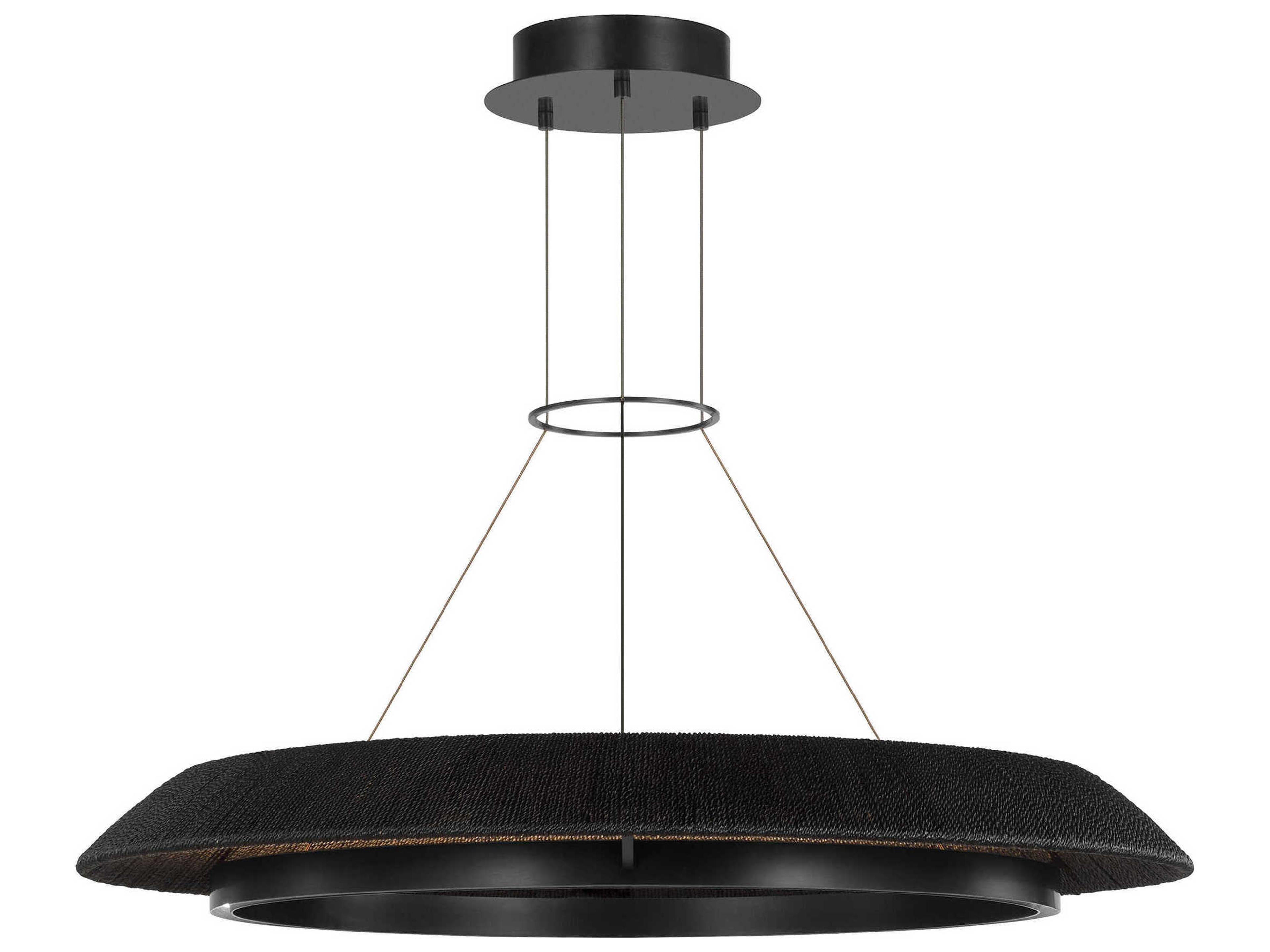 Noa 1-Light Bronze Washed Black Pendant