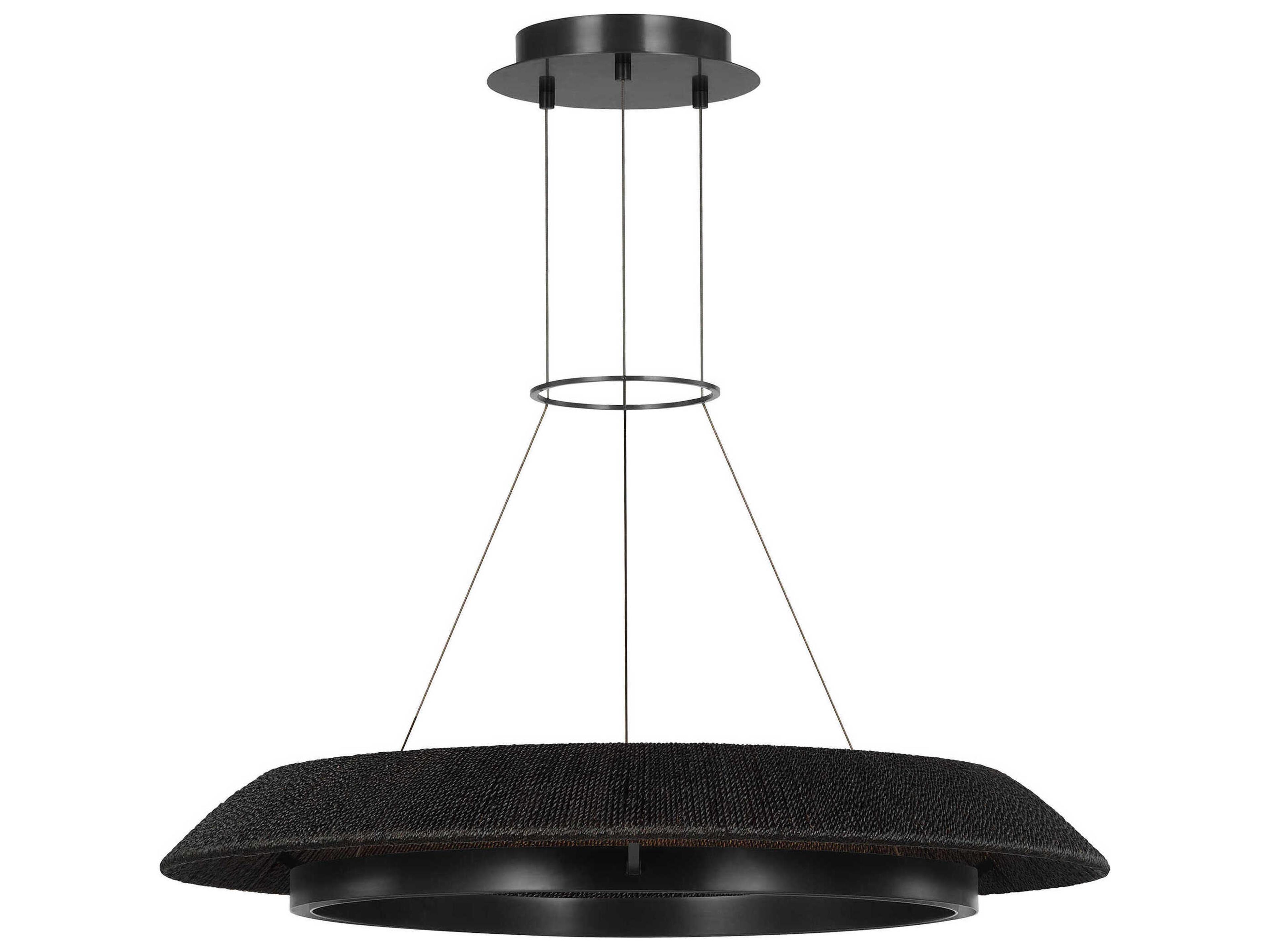 Noa 1-Light Bronze Washed Black Pendant