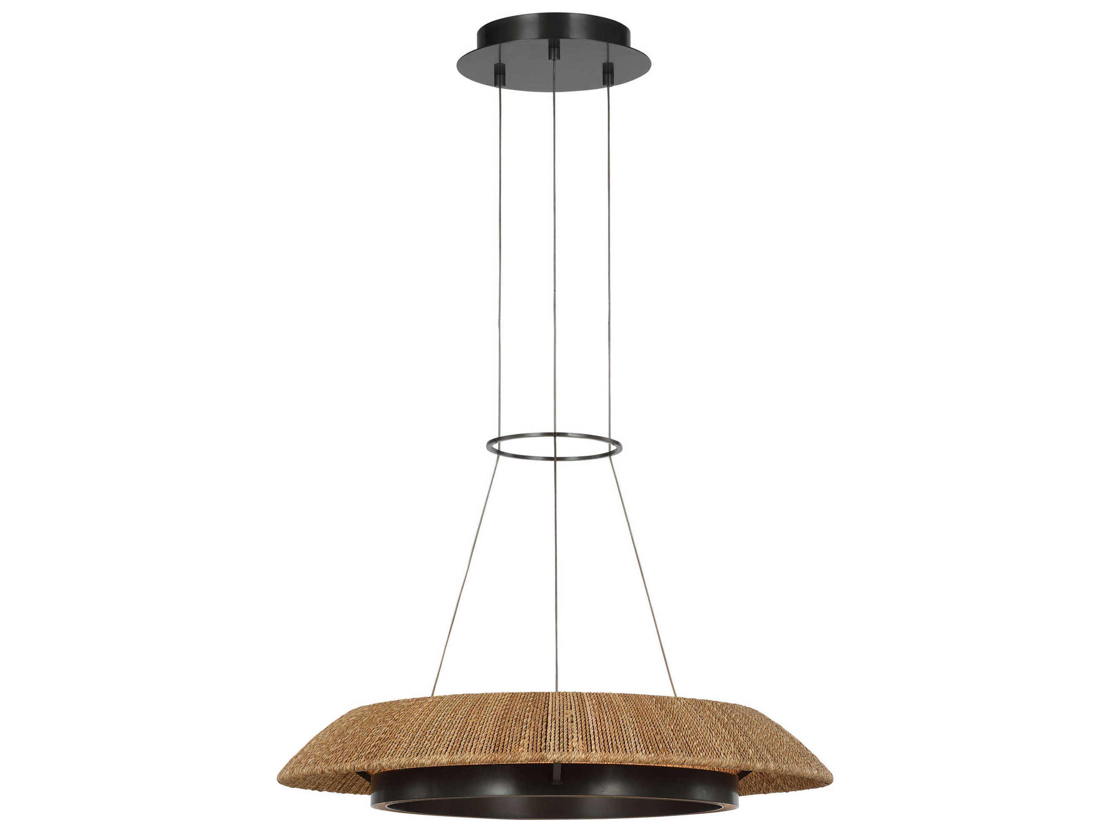 Noa 1-Light Bronze Natural Pendant