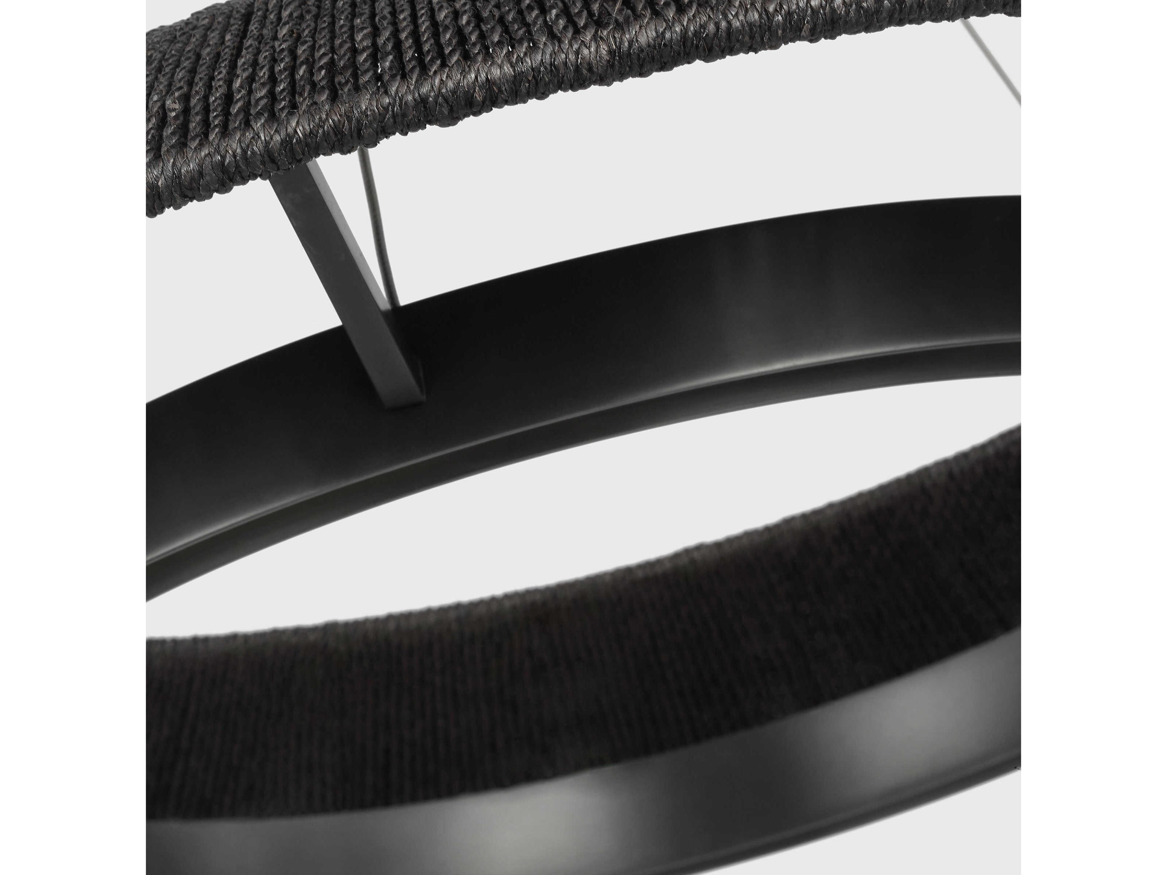 Visual Comfort Modern Noa 1-Light Bronze Washed Black Pendant