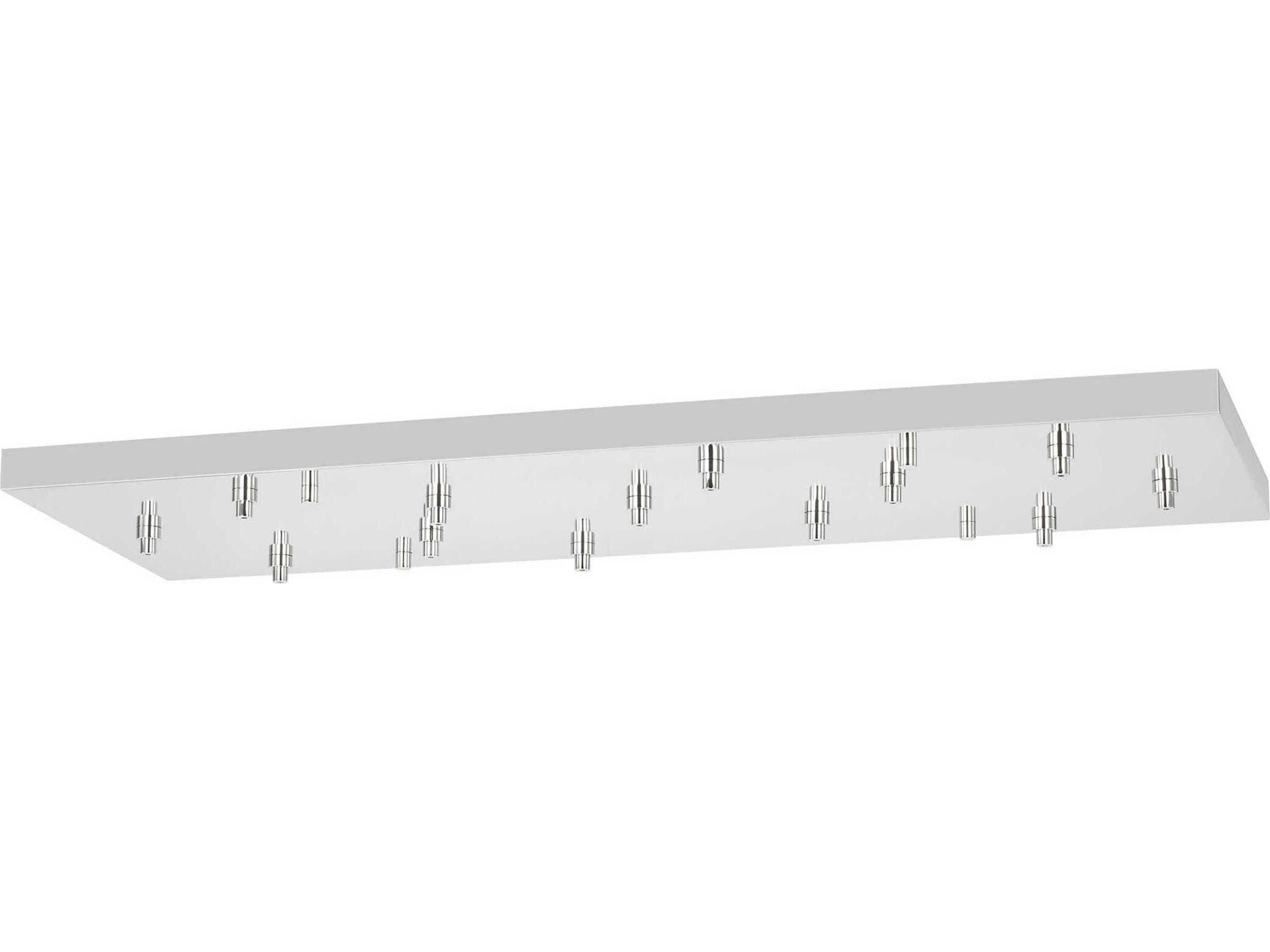 Multiport Polished Nickel 13-Light Mount