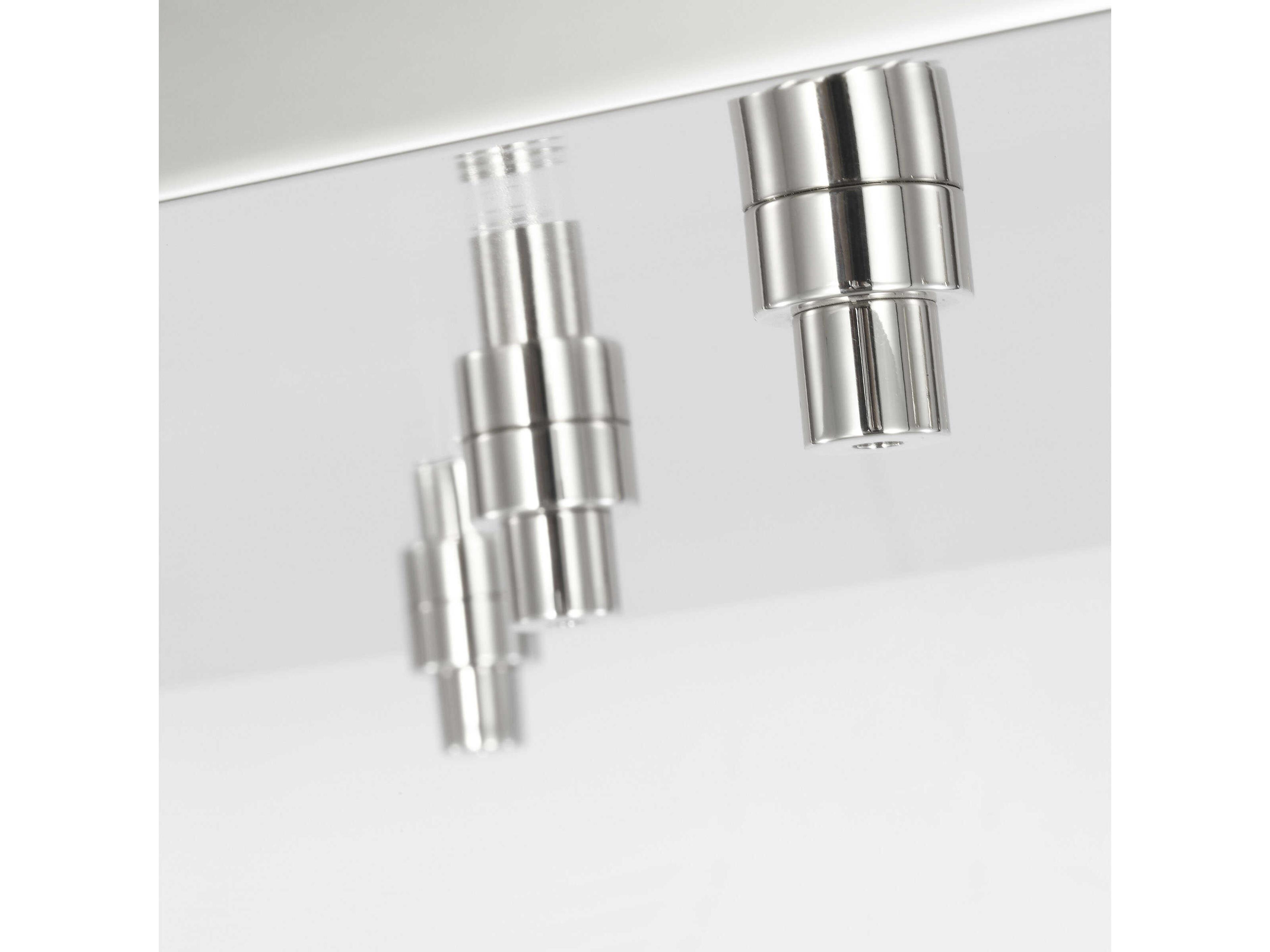 Visual Comfort Modern Multiport Polished Nickel 13-Light Mount