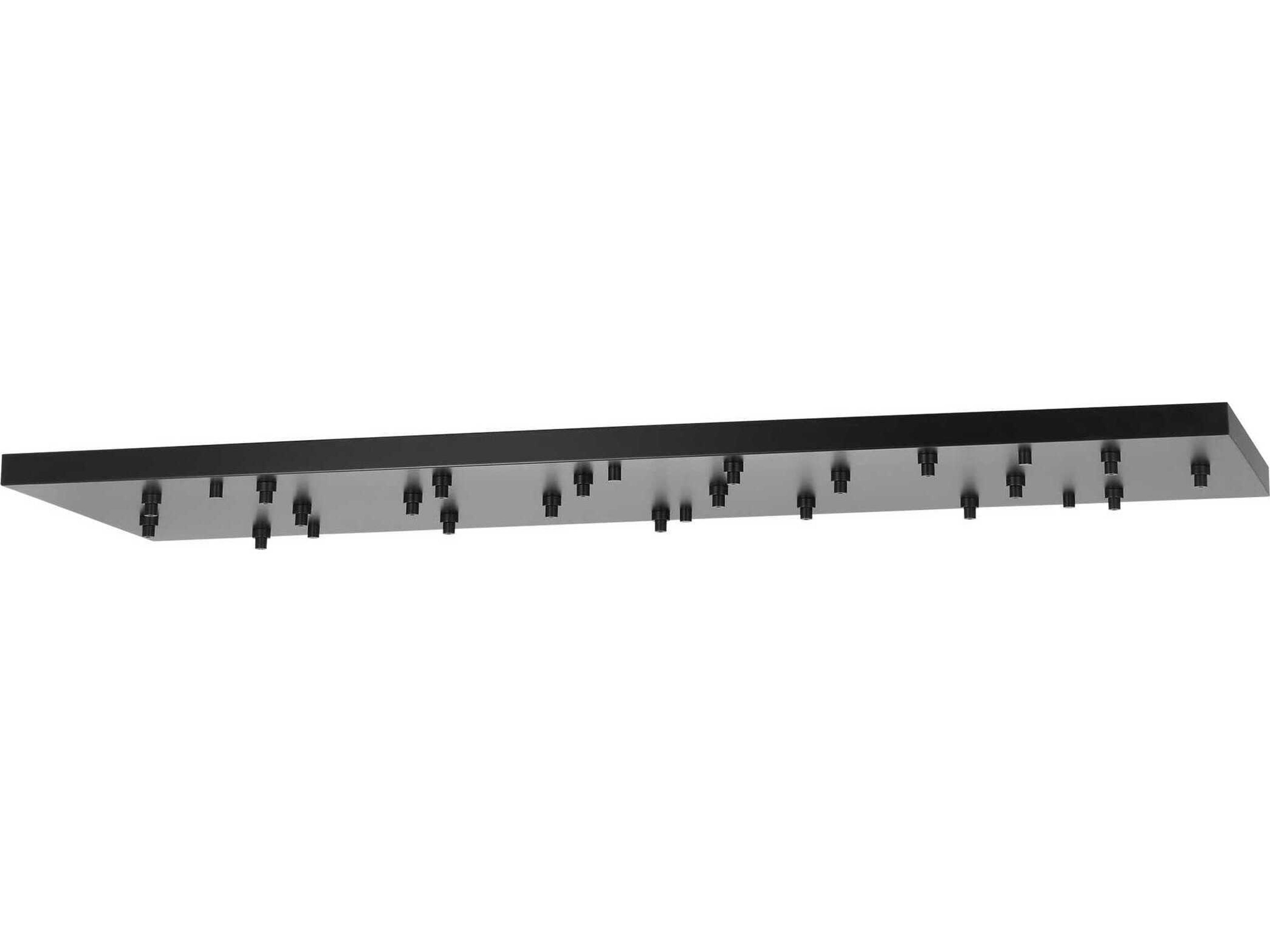 Visual Comfort Modern Multiport Nightshade Black 21-Light Mount