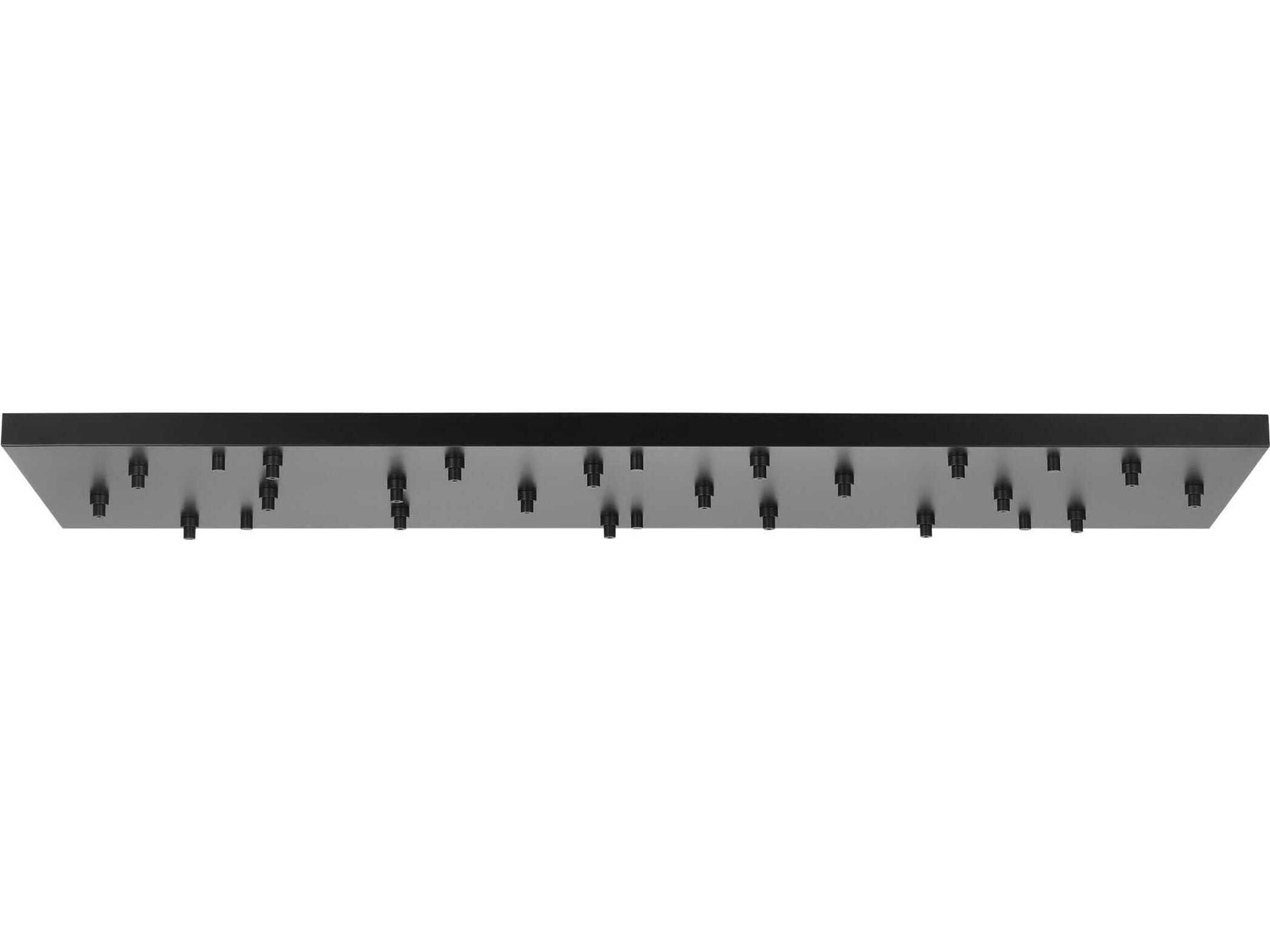 Visual Comfort Modern Multiport Nightshade Black 21-Light Mount