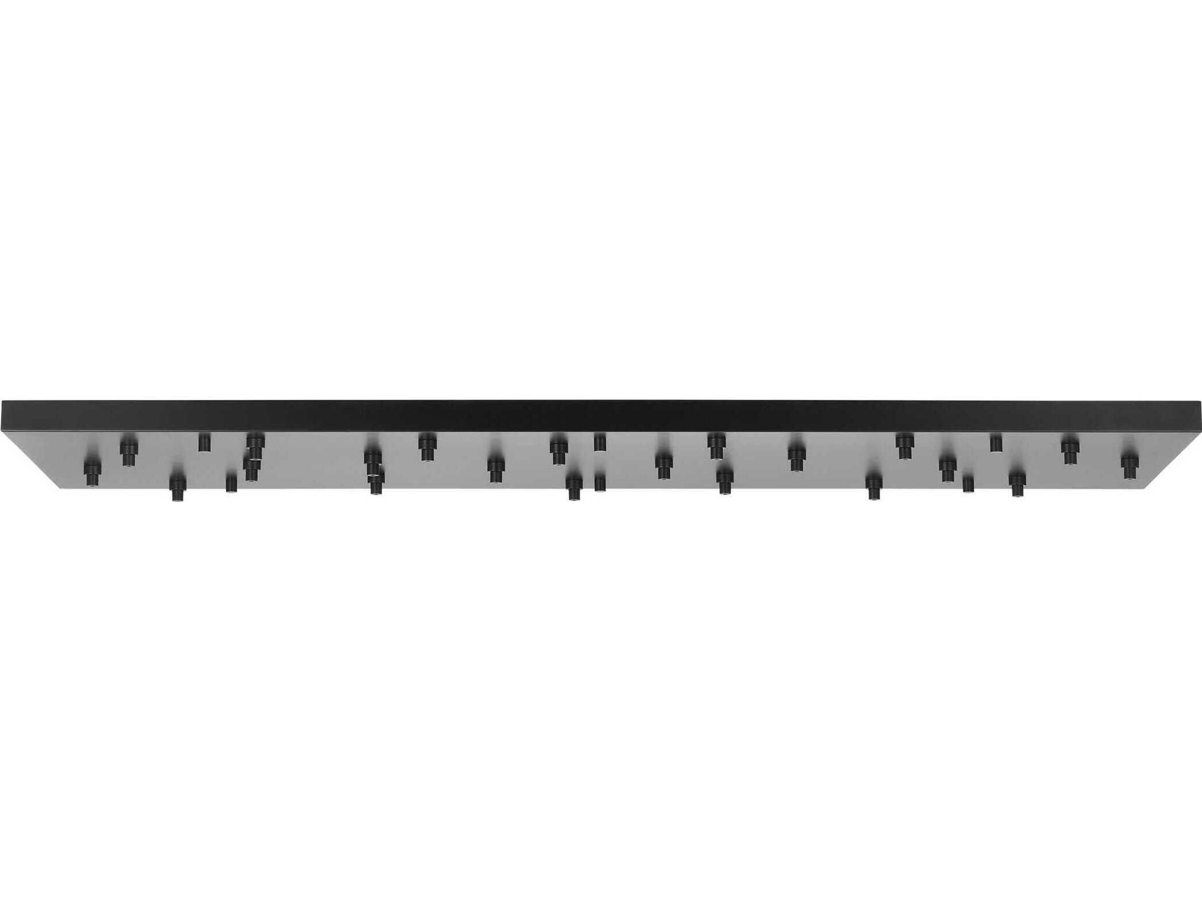 Visual Comfort Modern Multiport Nightshade Black 21-Light Mount
