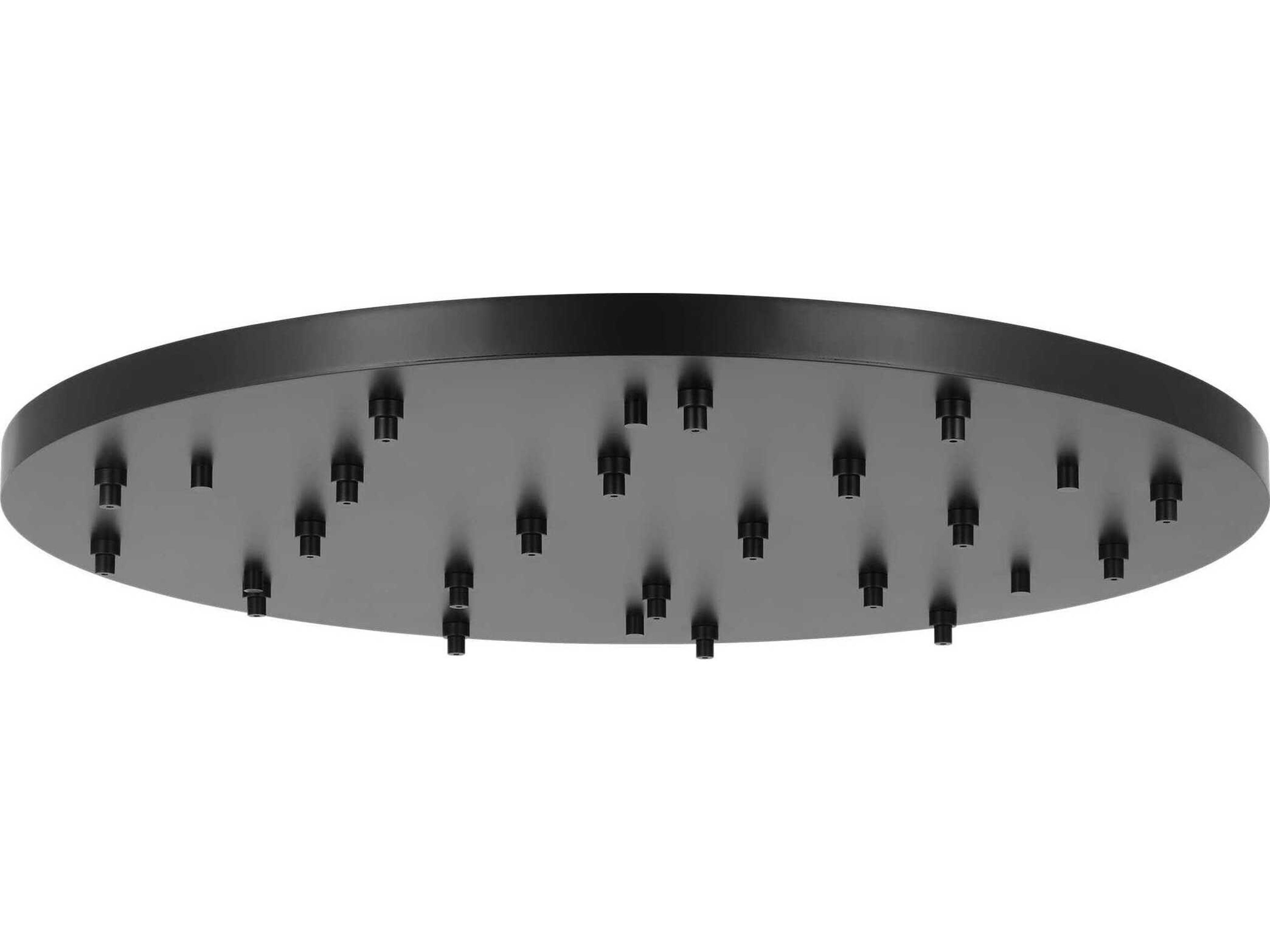 Visual Comfort Modern Multiport Nightshade Black 21-Light Mount