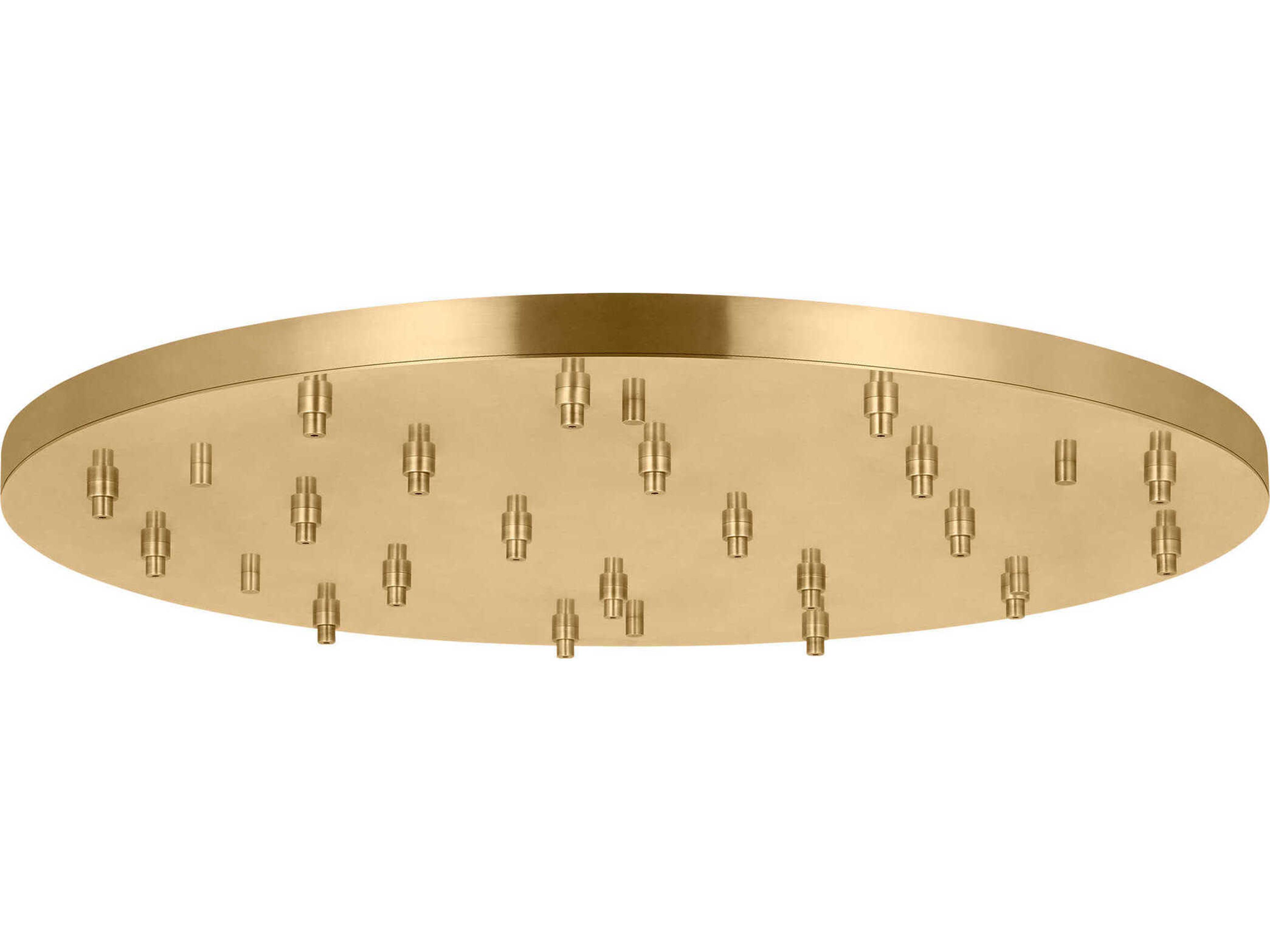 Multiport Hand Rubbed Antique Brass 21-Light Mount