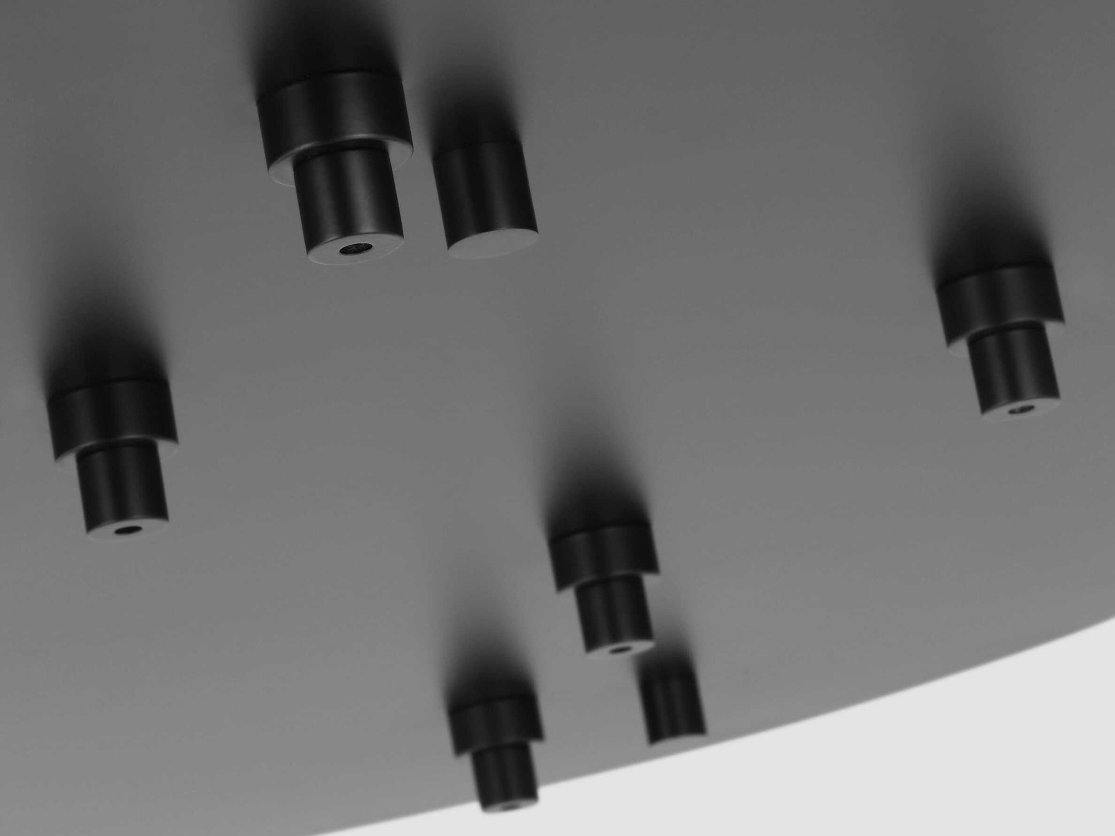 Visual Comfort Modern Multiport Nightshade Black 12-Light Mount